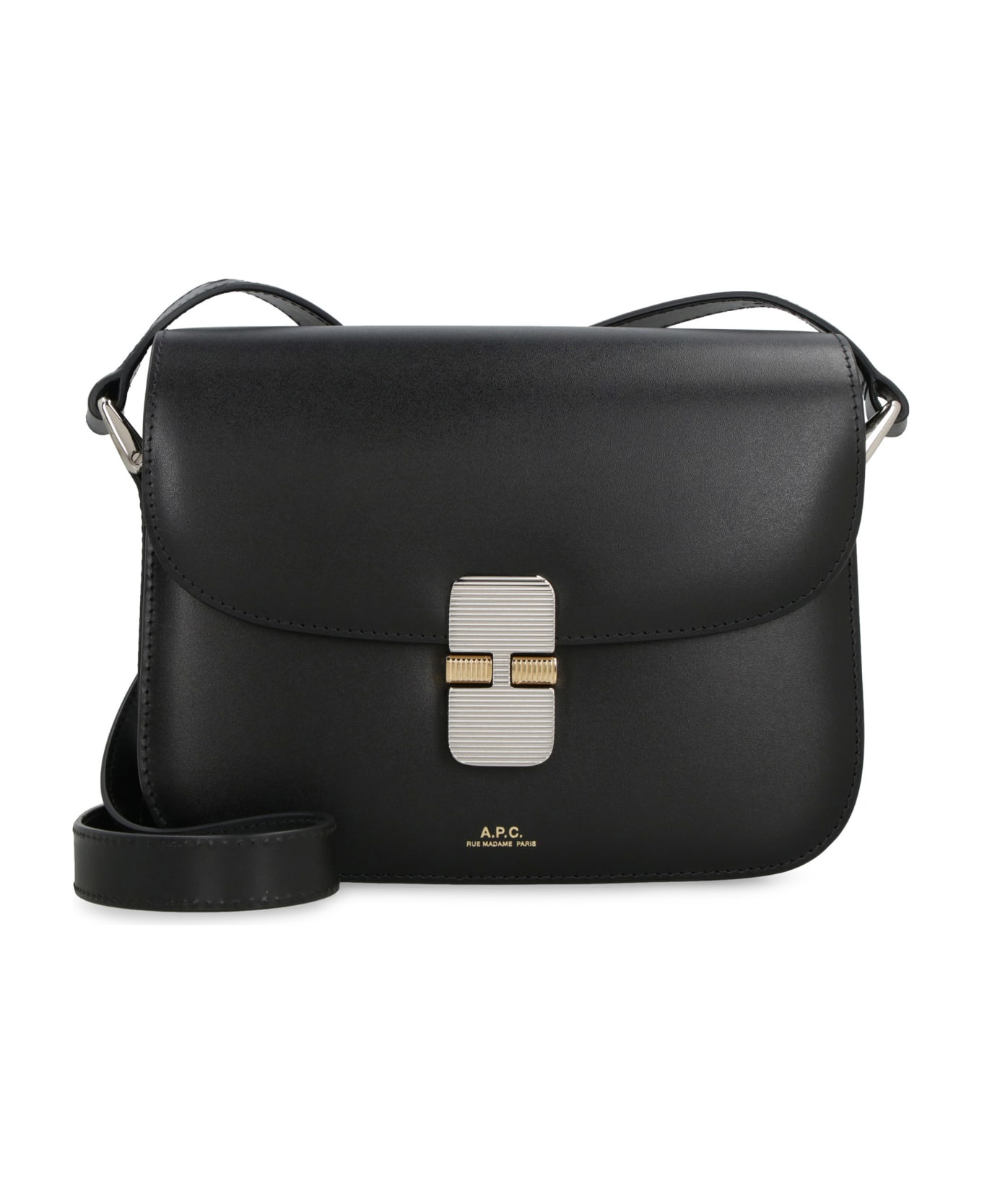 A.P.C. Grace Leather Crossbody Bag - black ショルダーバッグ