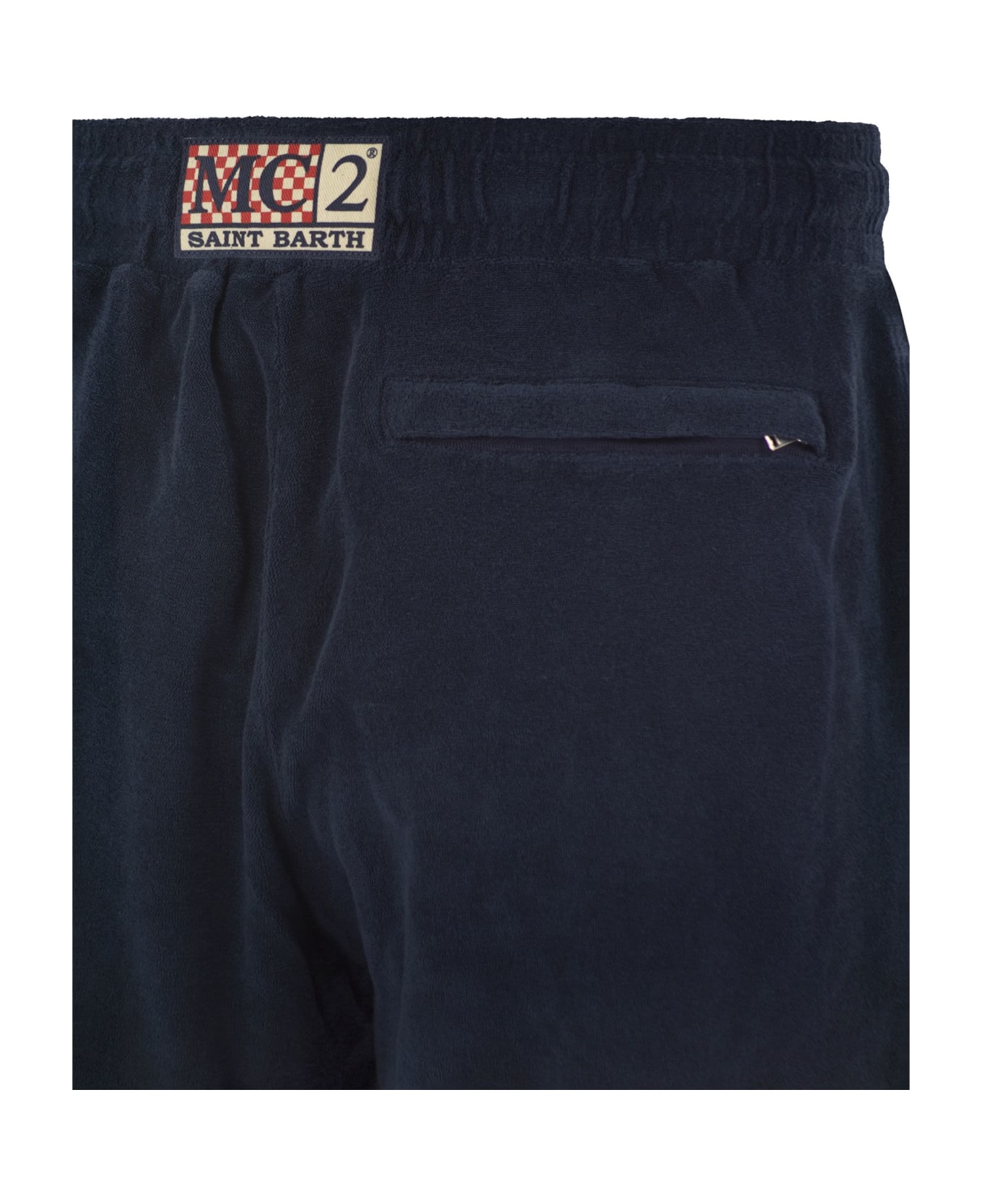 MC2 Saint Barth Sponge Bermuda Shorts - Blue