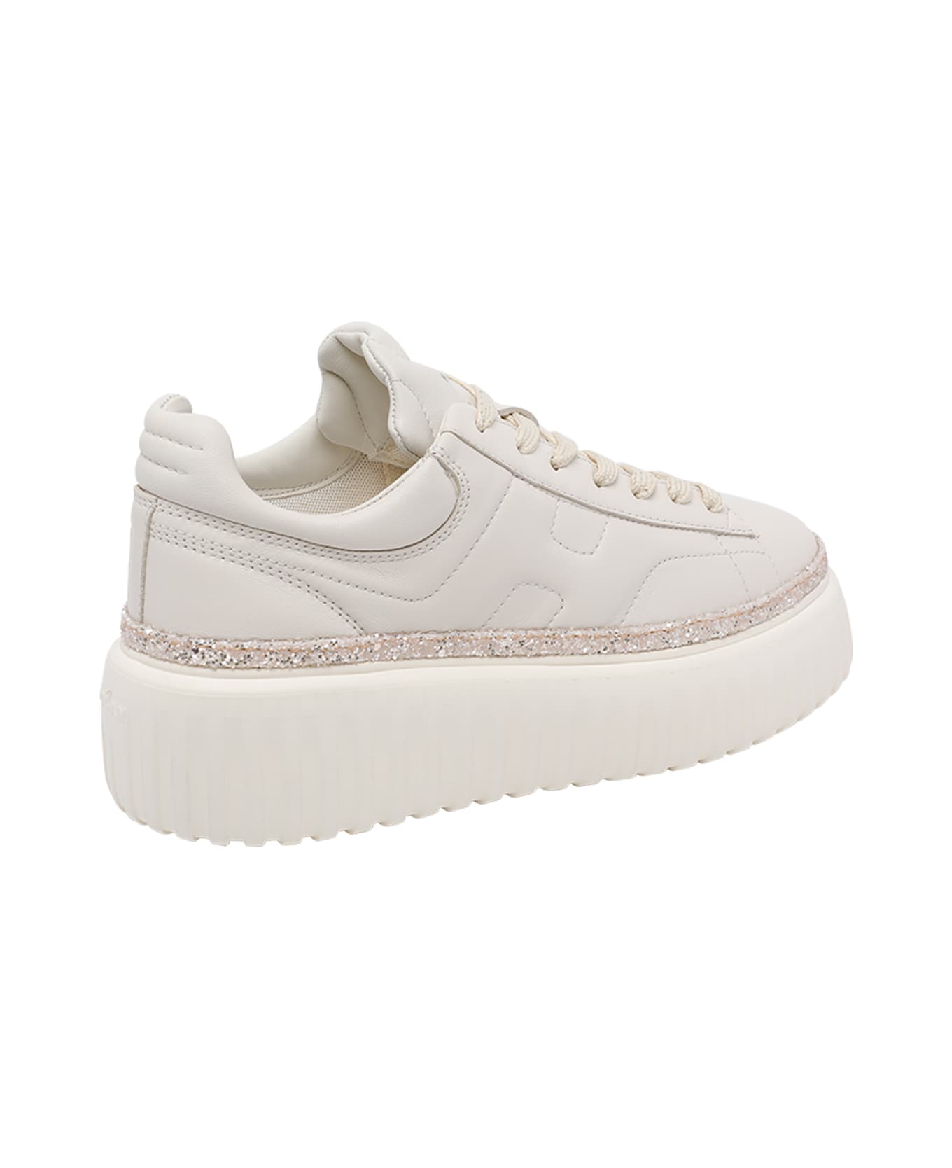 Hogan H-stripes Platform Sneakers - Beige