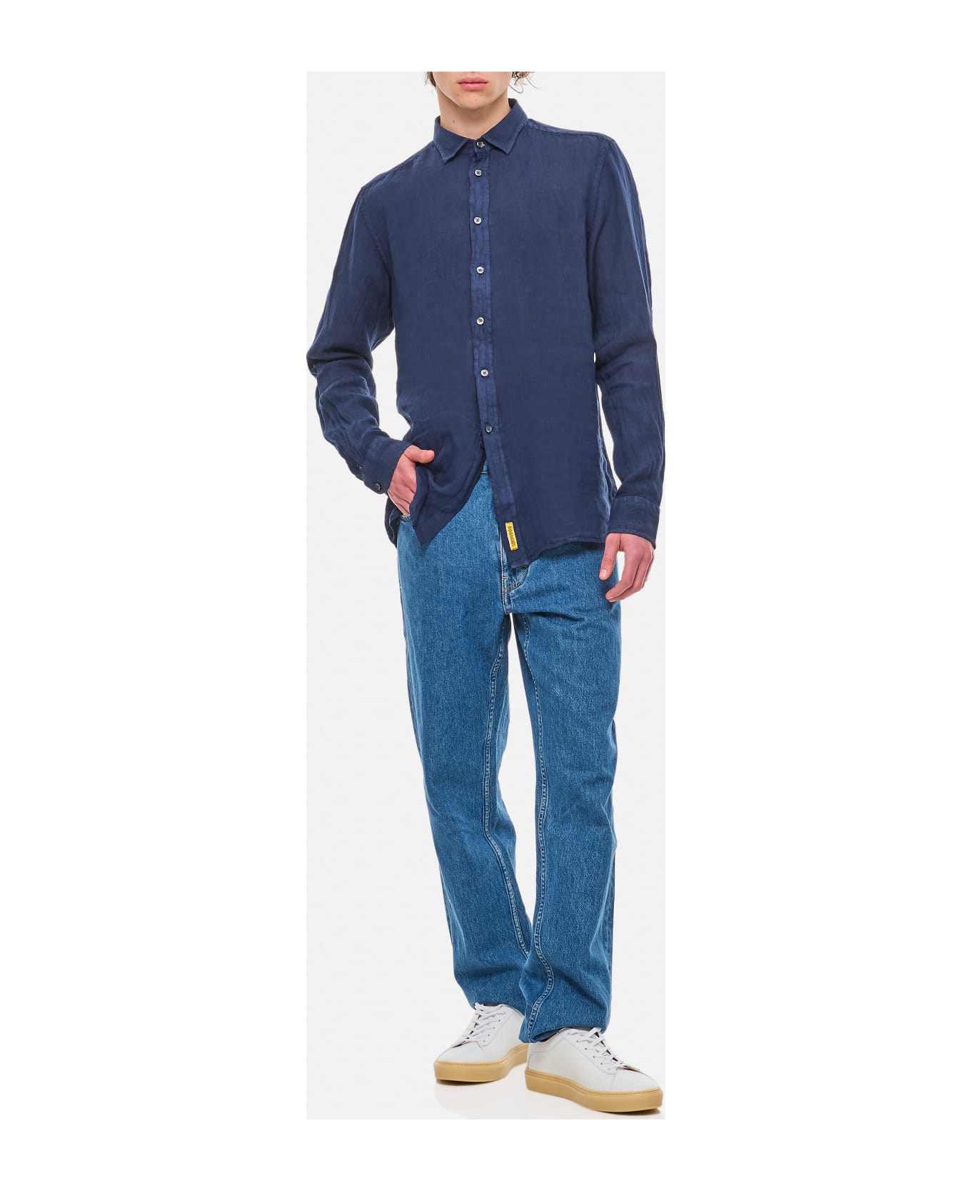 B.D. Baggies Linen Shirt - Blue