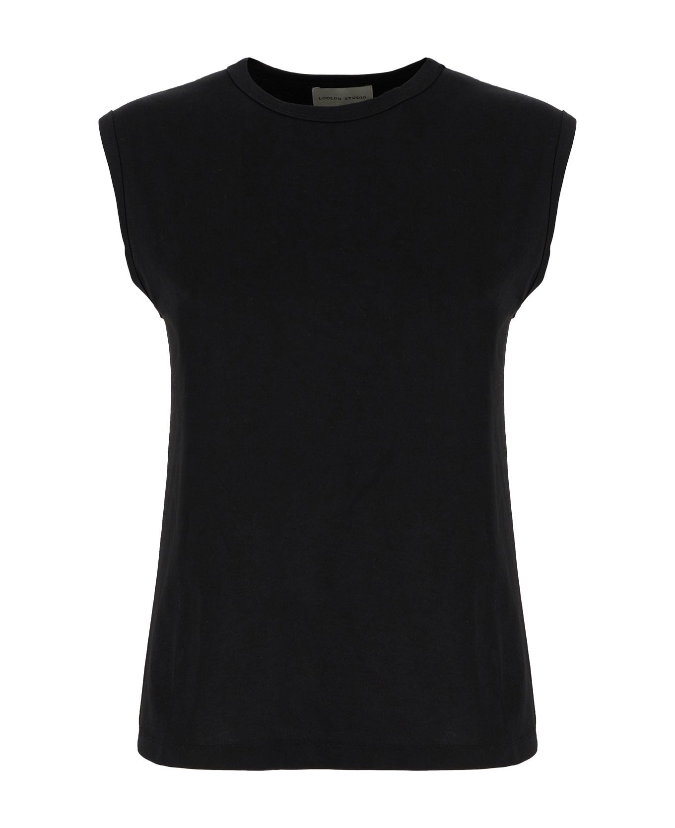 Loulou Studio T-shirt - BLACK