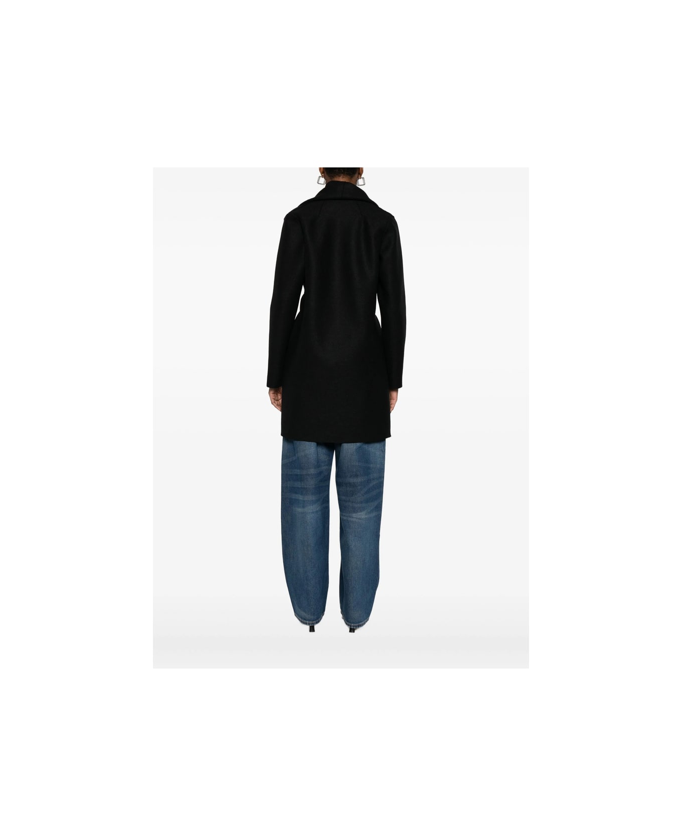 Harris Wharf London Coat - BLACK