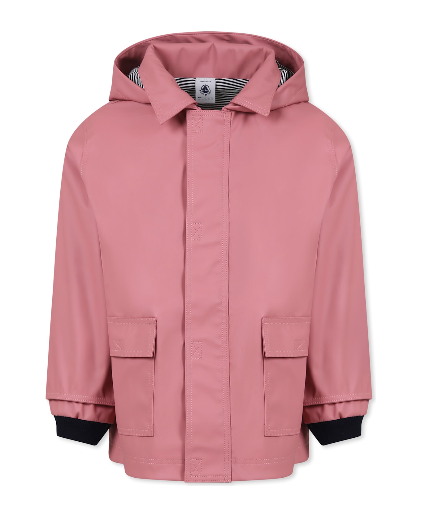 Petit Bateau Pink Raincoat For Girl - Pink