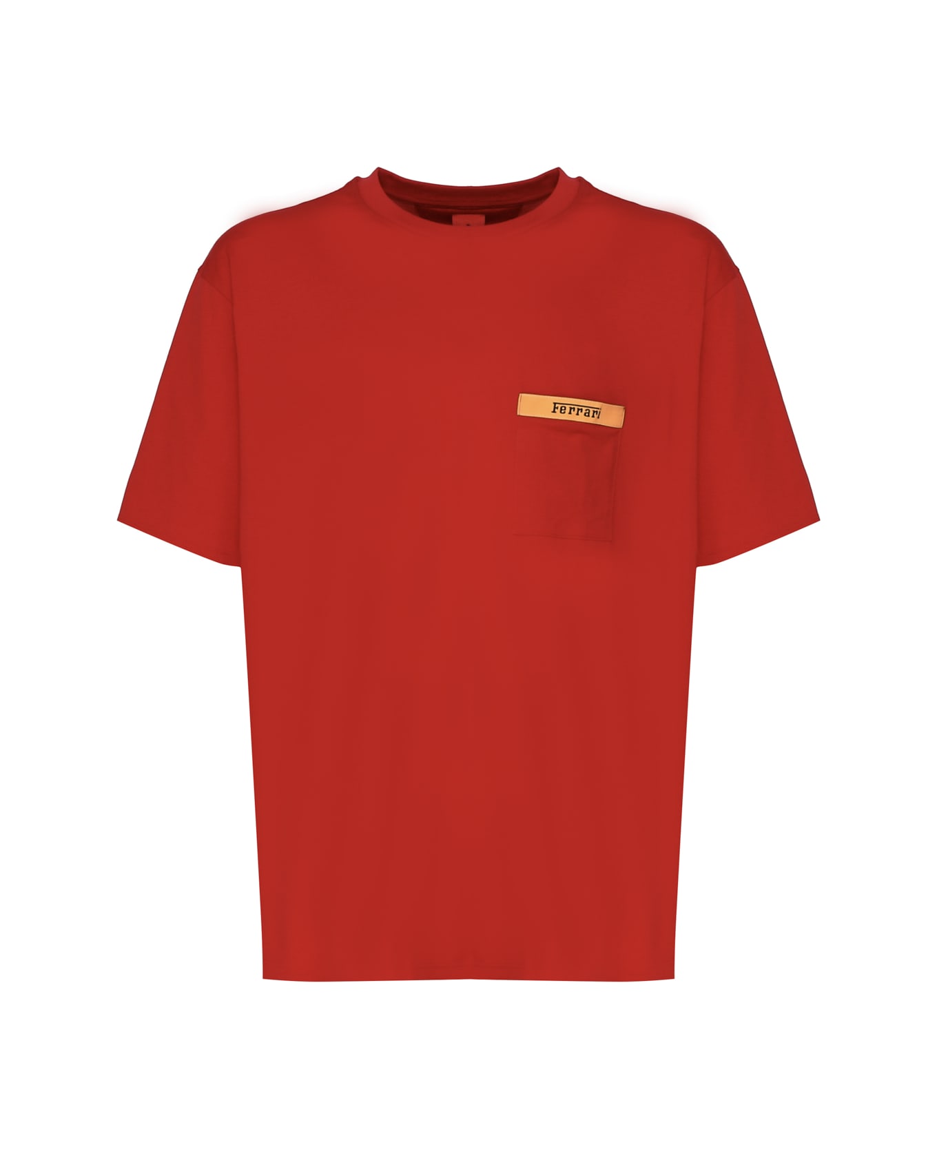 Ferrari T-shirt In Cotton - Red