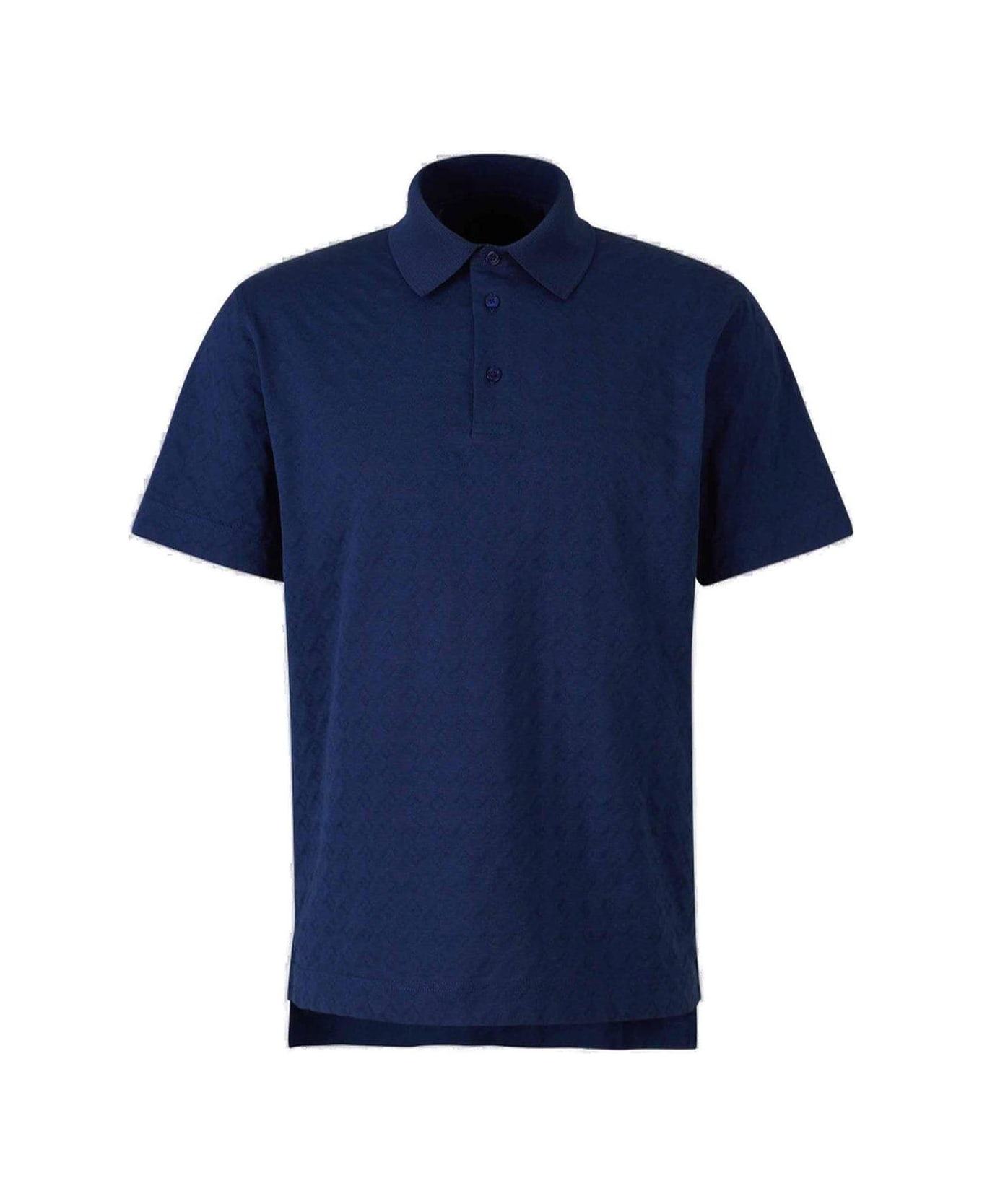Givenchy 4g-jacquard Short-sleeved Polo Shirt