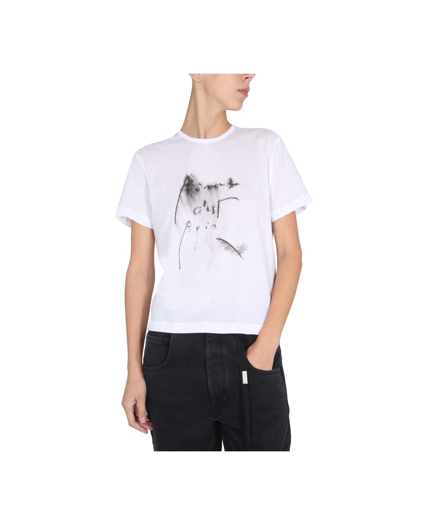 Ann Demeulemeester T-shirt "sandra" - WHITE