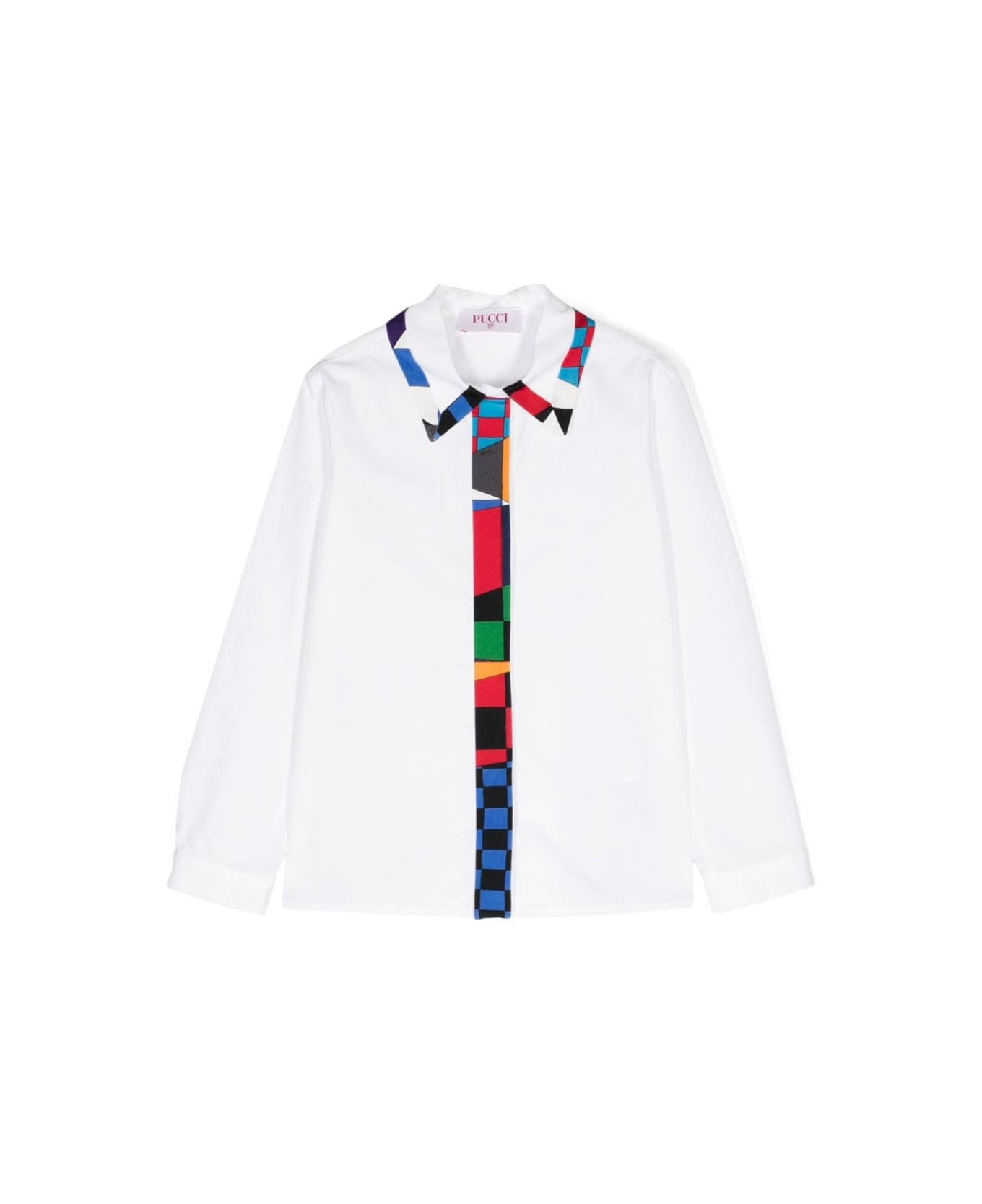 Pucci Camicia Con Stampa - White