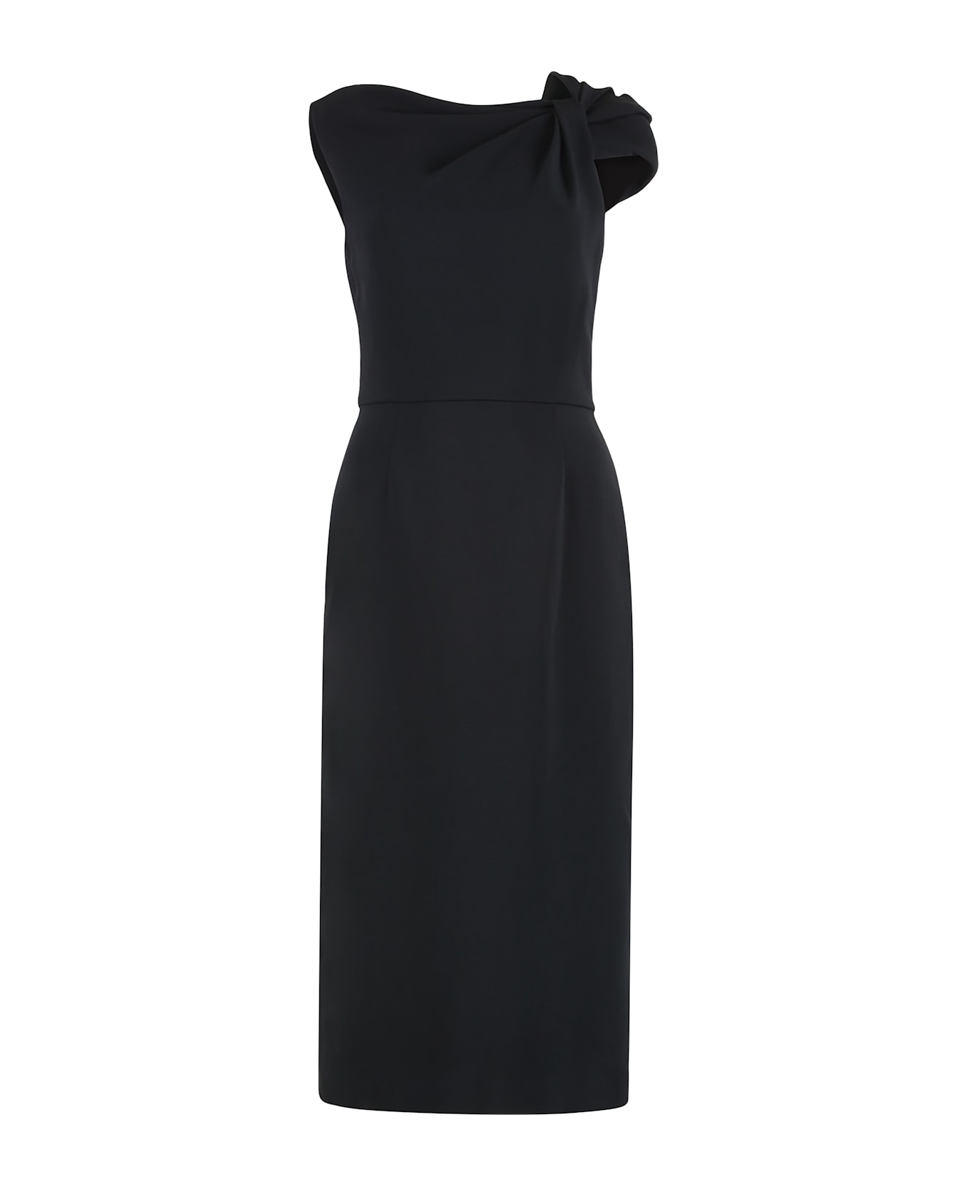 Givenchy Midi Dress In Cady - black