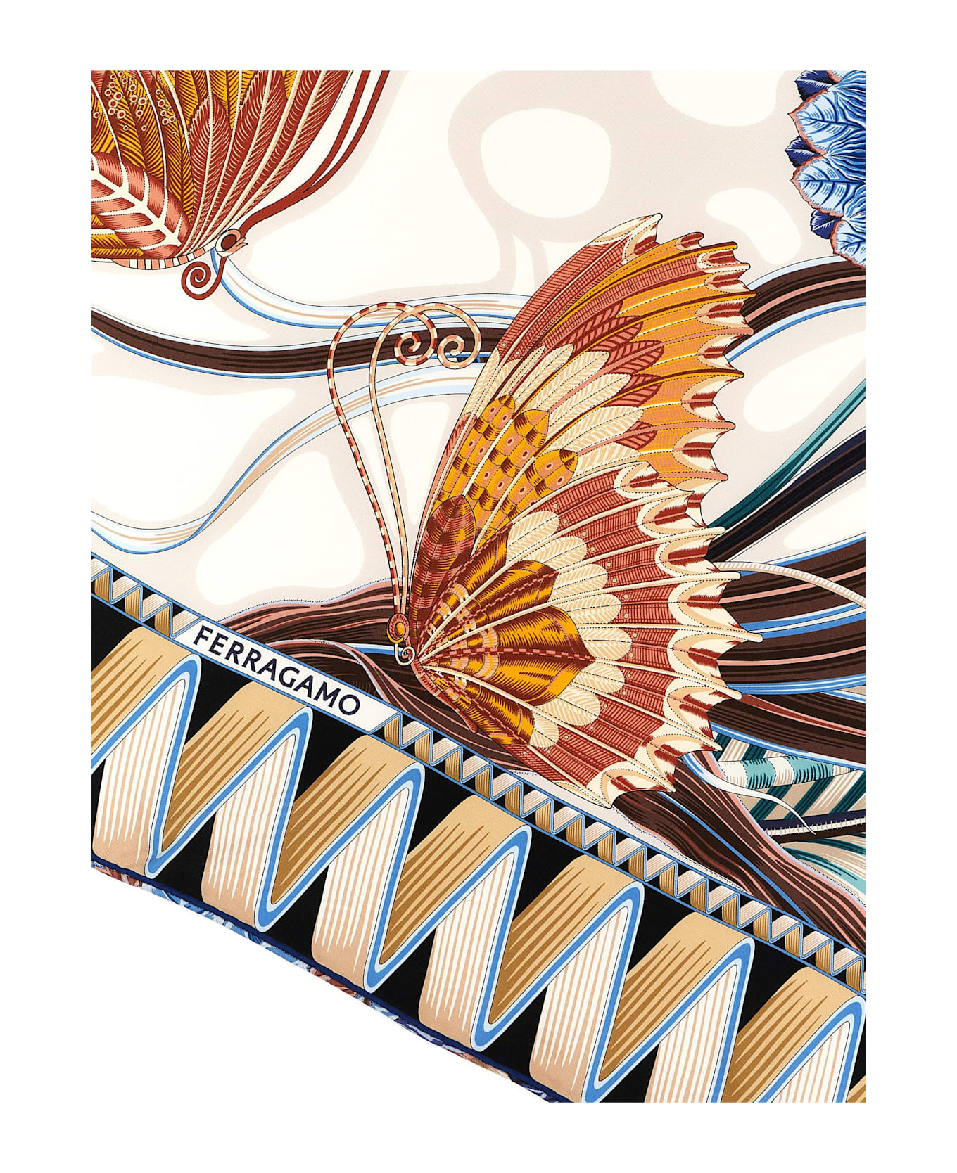 Ferragamo 'giada' Triangle Scarf - Multicolor