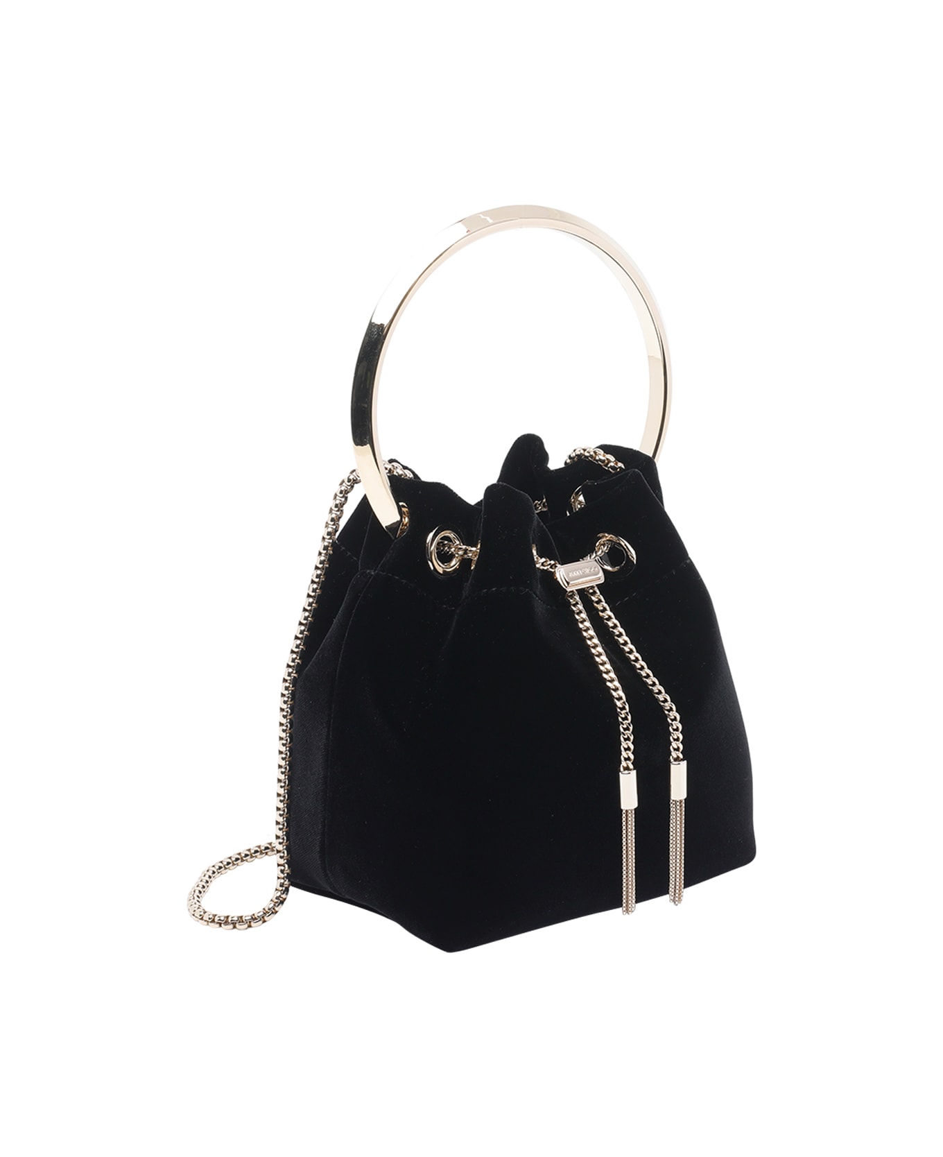 Jimmy Choo Bon Bon Bucket Bag - Black