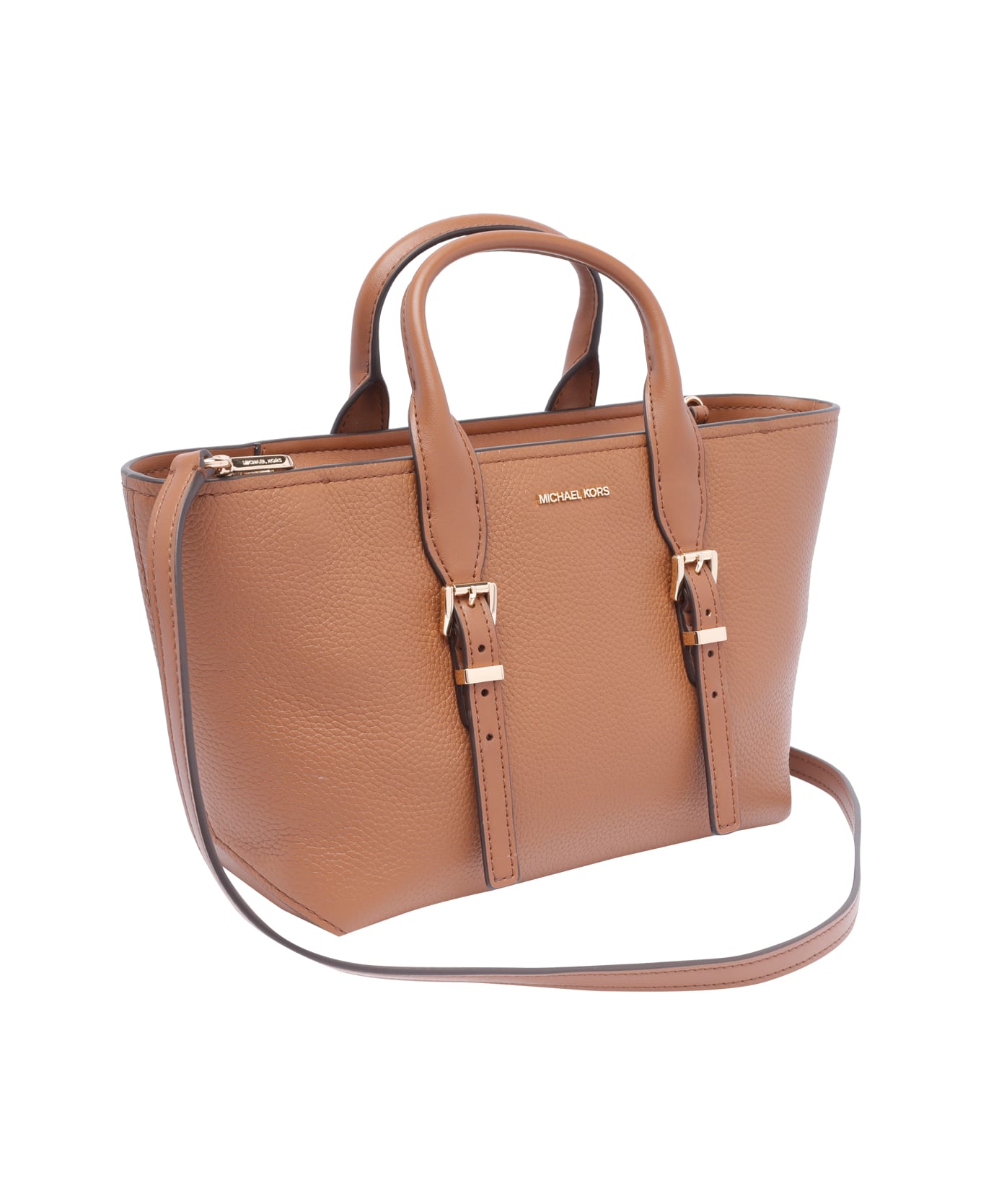 MICHAEL Michael Kors Moore Satchel Bag - Brown