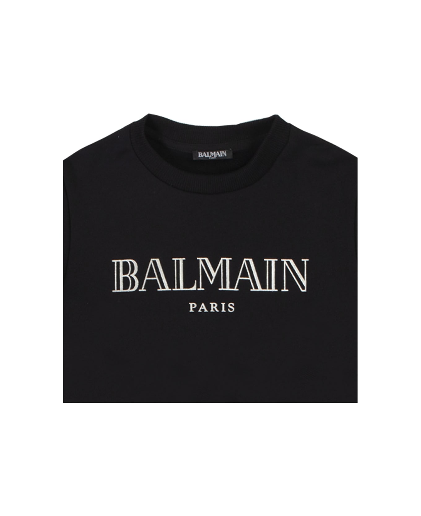 Balmain Cotton Sweatshirt - Back ニットウェア＆スウェットシャツ