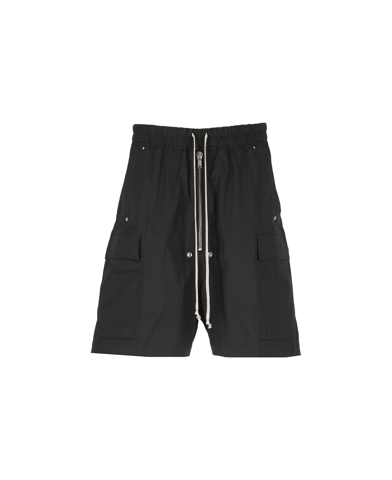 Rick Owens Cotton Bermuda Shorts - Black ショートパンツ