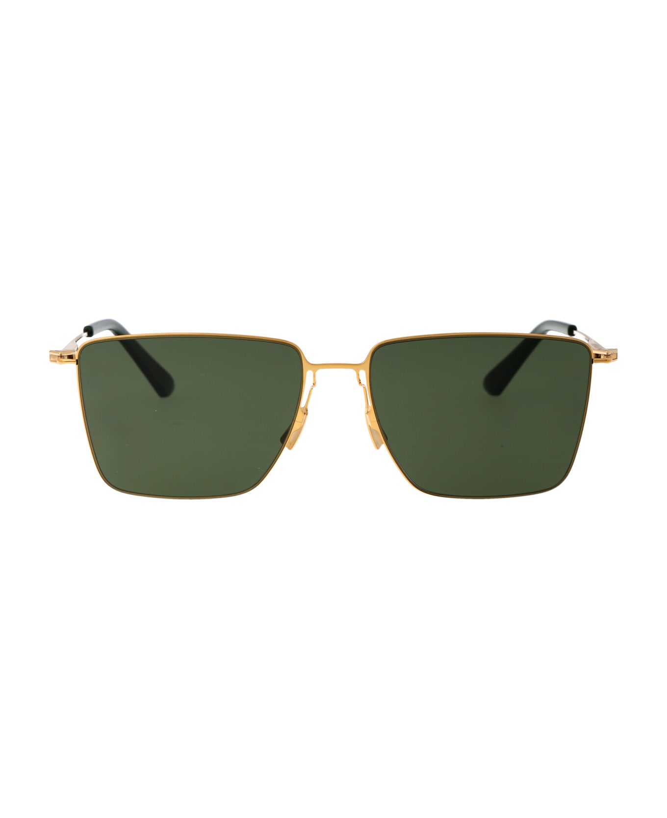 Bottega Veneta Eyewear Bv1267s Sunglasses - 004 GOLD GOLD GREEN
