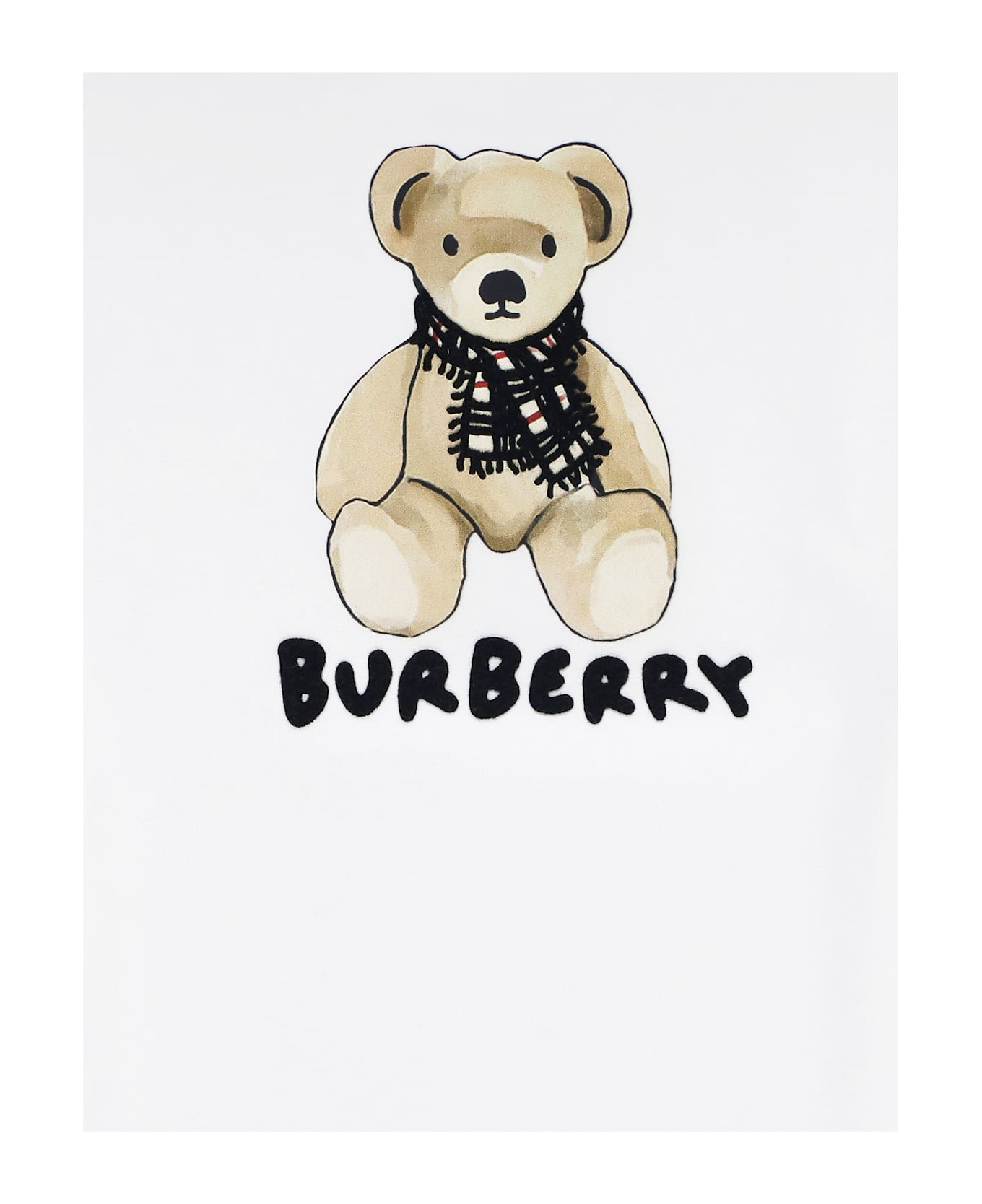 Burberry T-shirt With Print - White