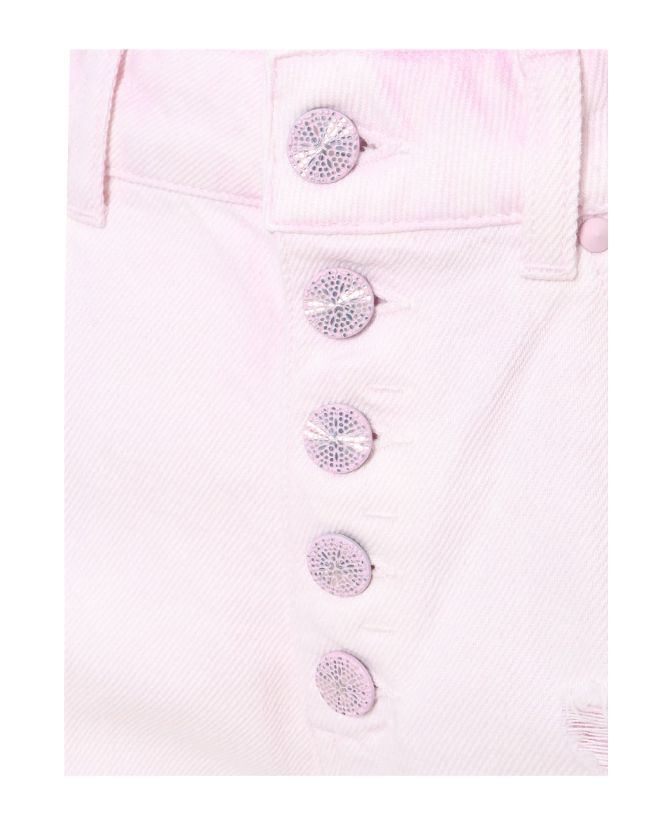Dondup Frayed Pink Jeans - MALVA デニム