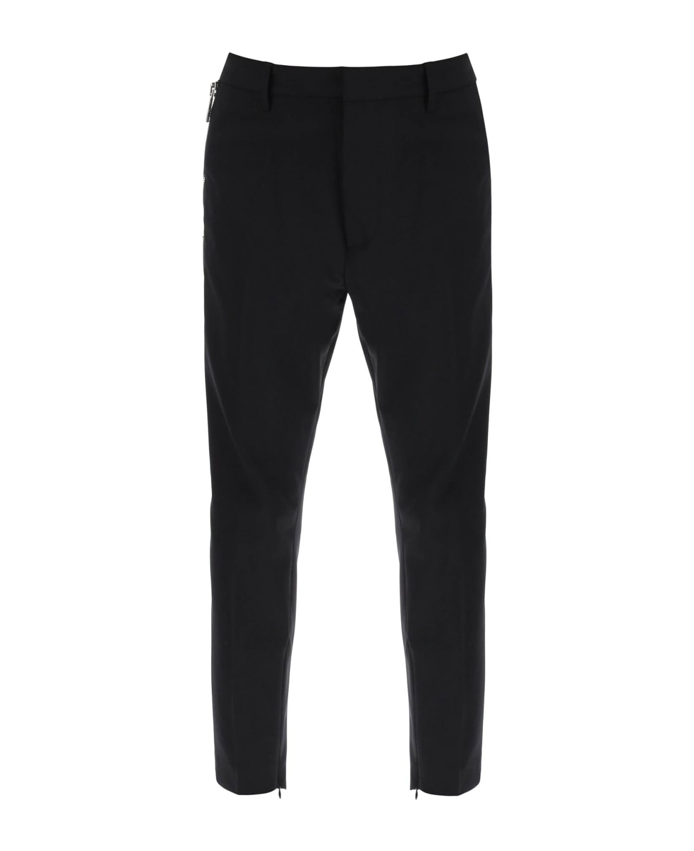 Dsquared2 Wool Trousers - black ボトムス