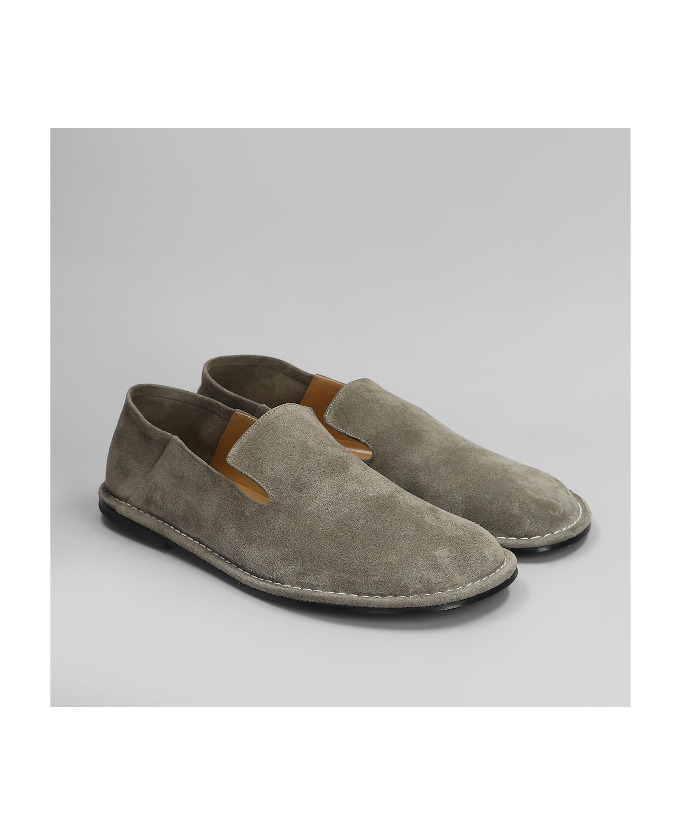 Ami Alexandre Mattiussi Slipper-mule In Grey Suede - grey