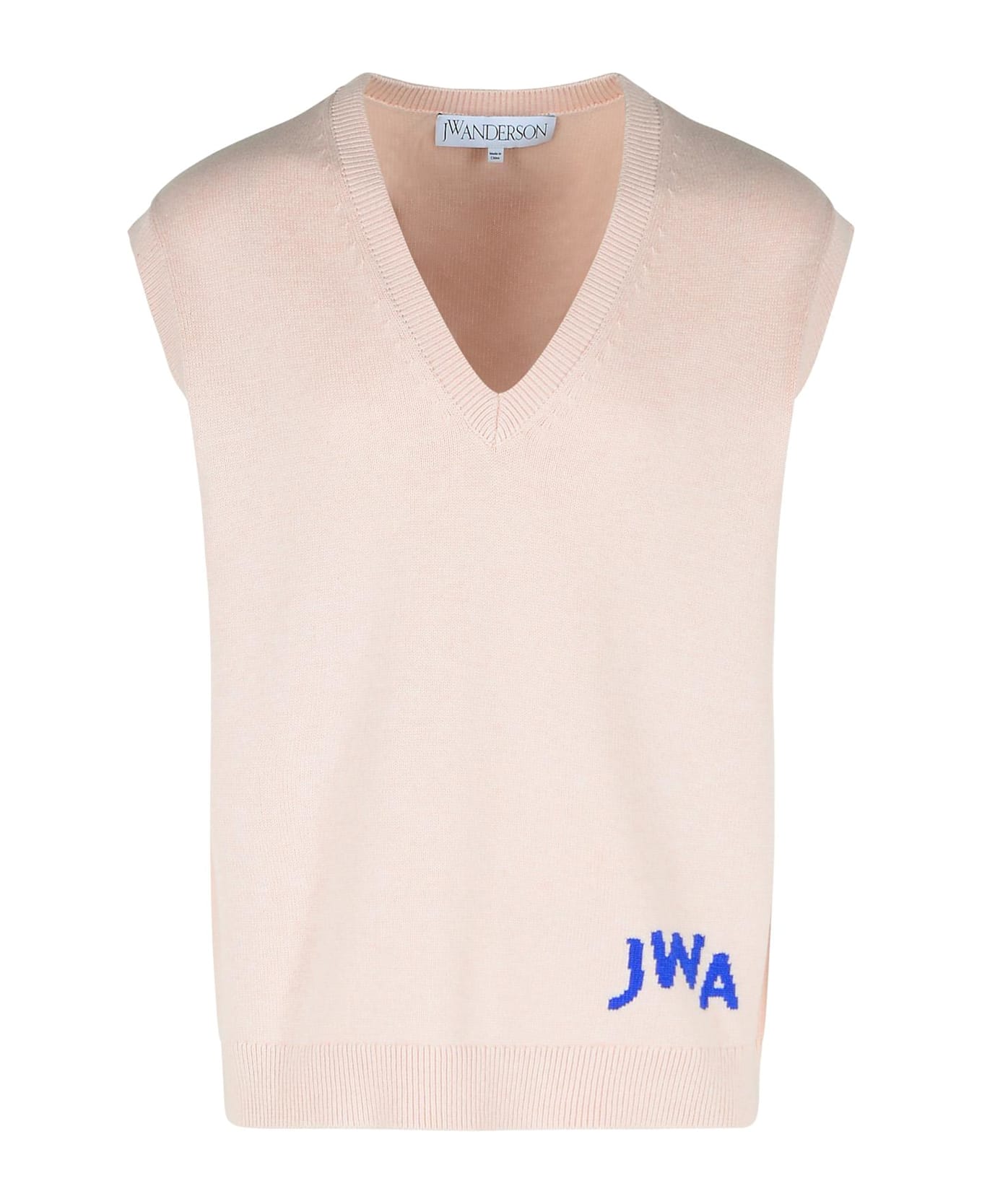 J.W. Anderson Pink Cotton Vest - BLUSH