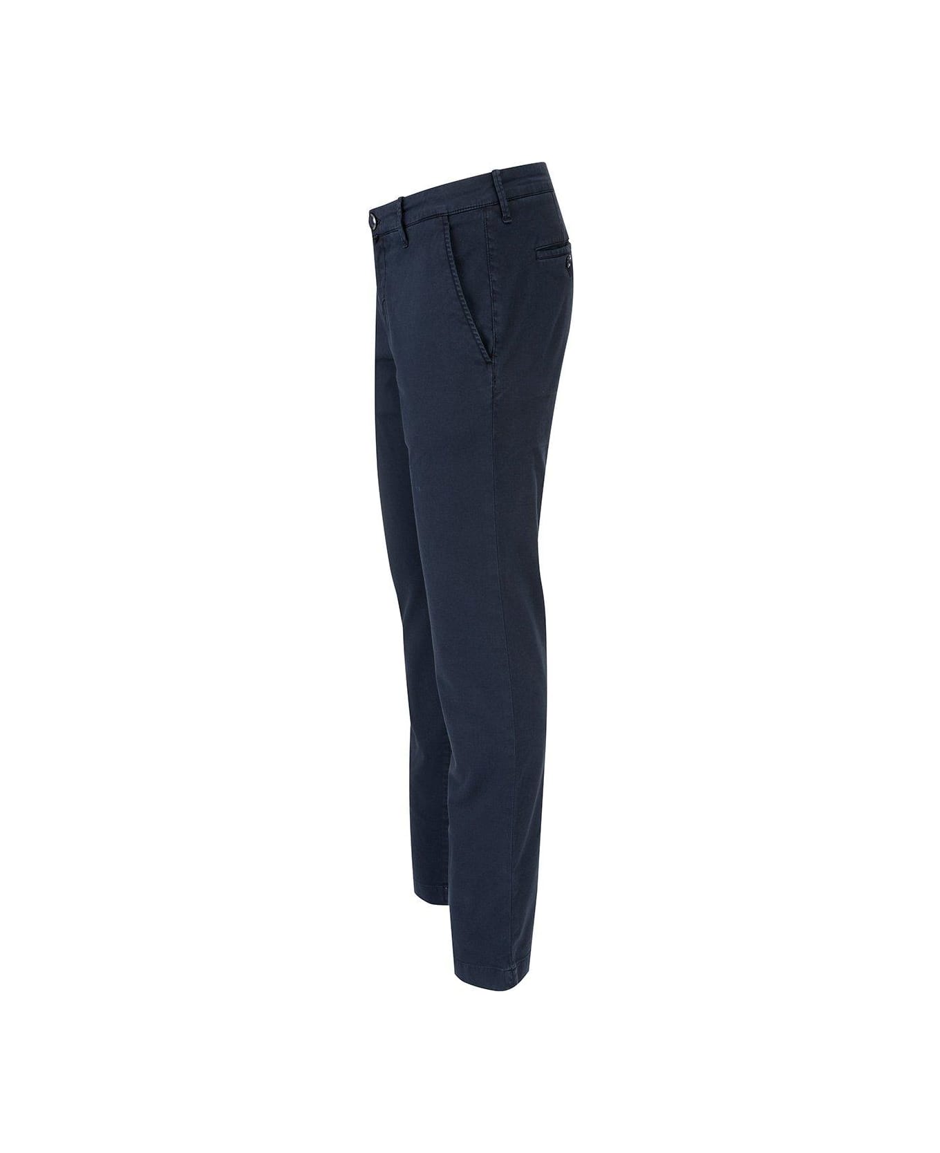 Jacob Cohen Low Rise Skinny Trousers - Blue Navy