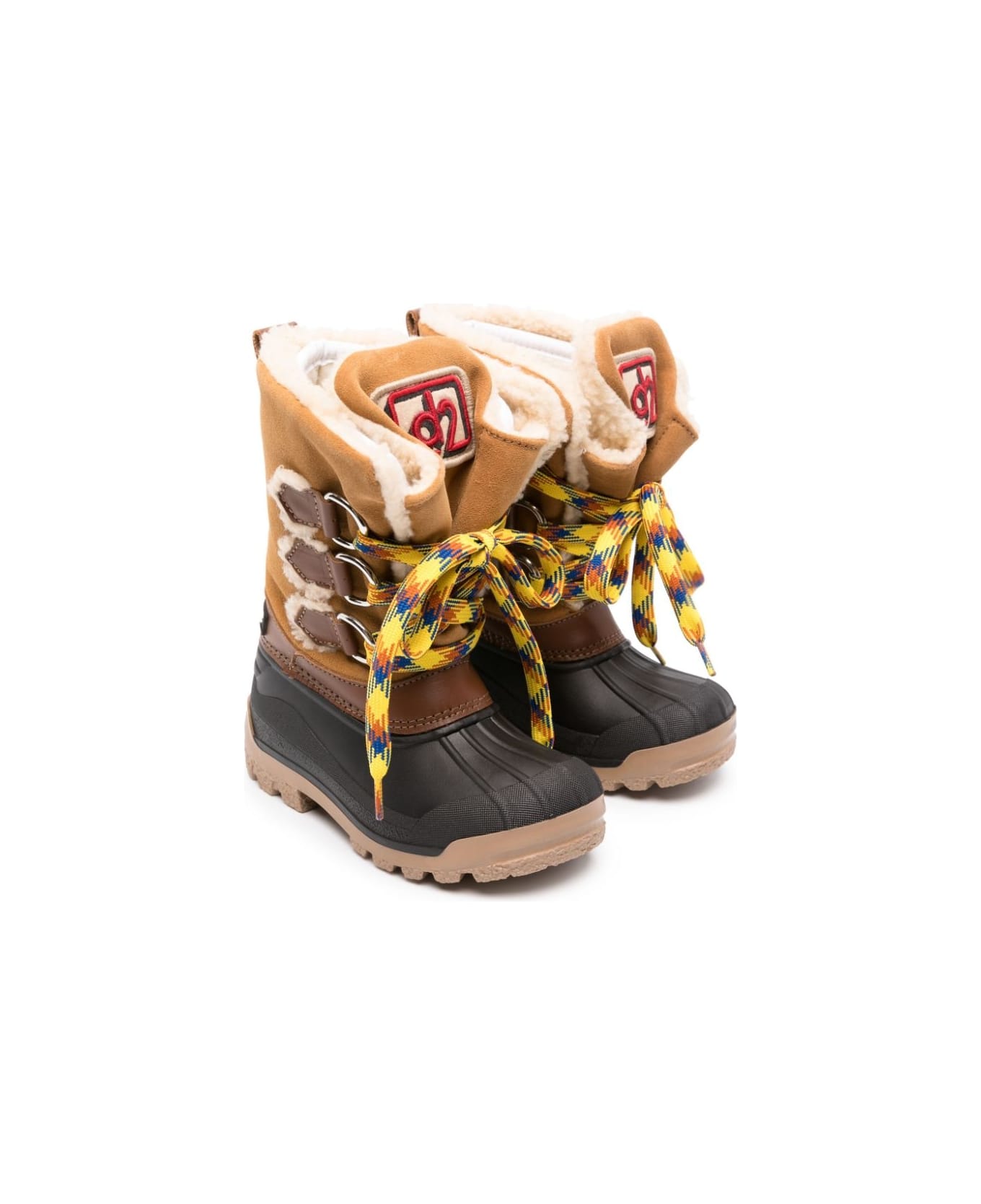 Dsquared2 Boots With Logo - Brown シューズ