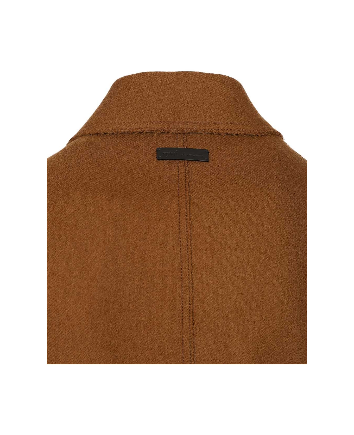 Ami Alexandre Mattiussi Belted Raincoat - BROWN