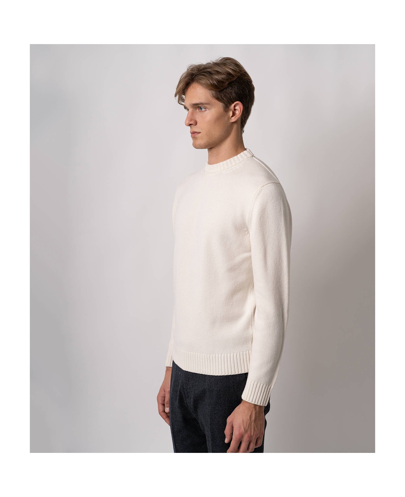 Larusmiani Sweater 'pink Panther' Sweater - White