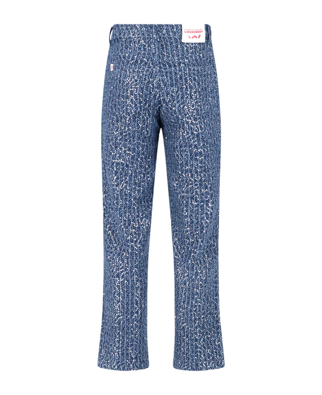 Charles Jeffrey Loverboy Sequin Jeans - Blue