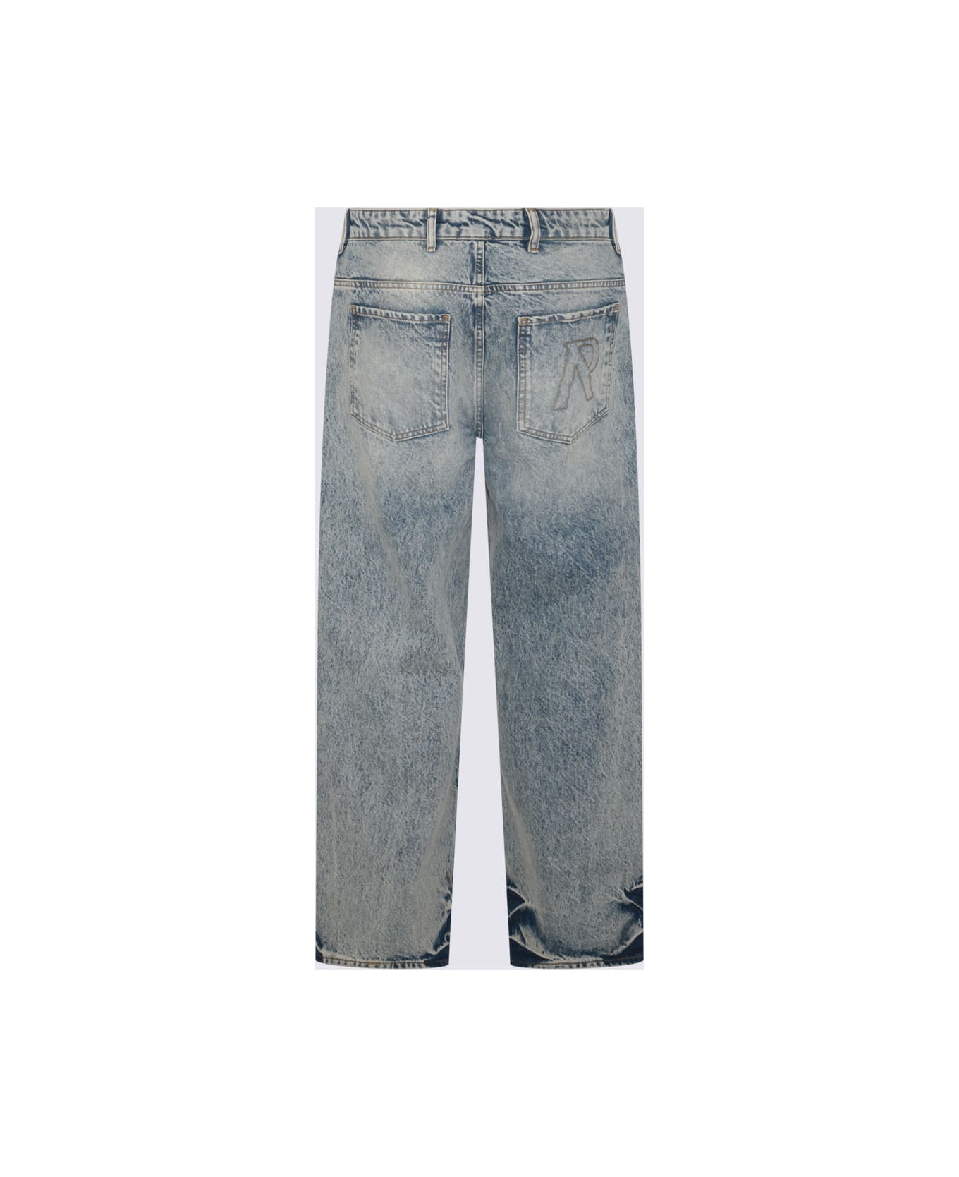 REPRESENT Blue Cotton Denim Jeans - Blue デニム