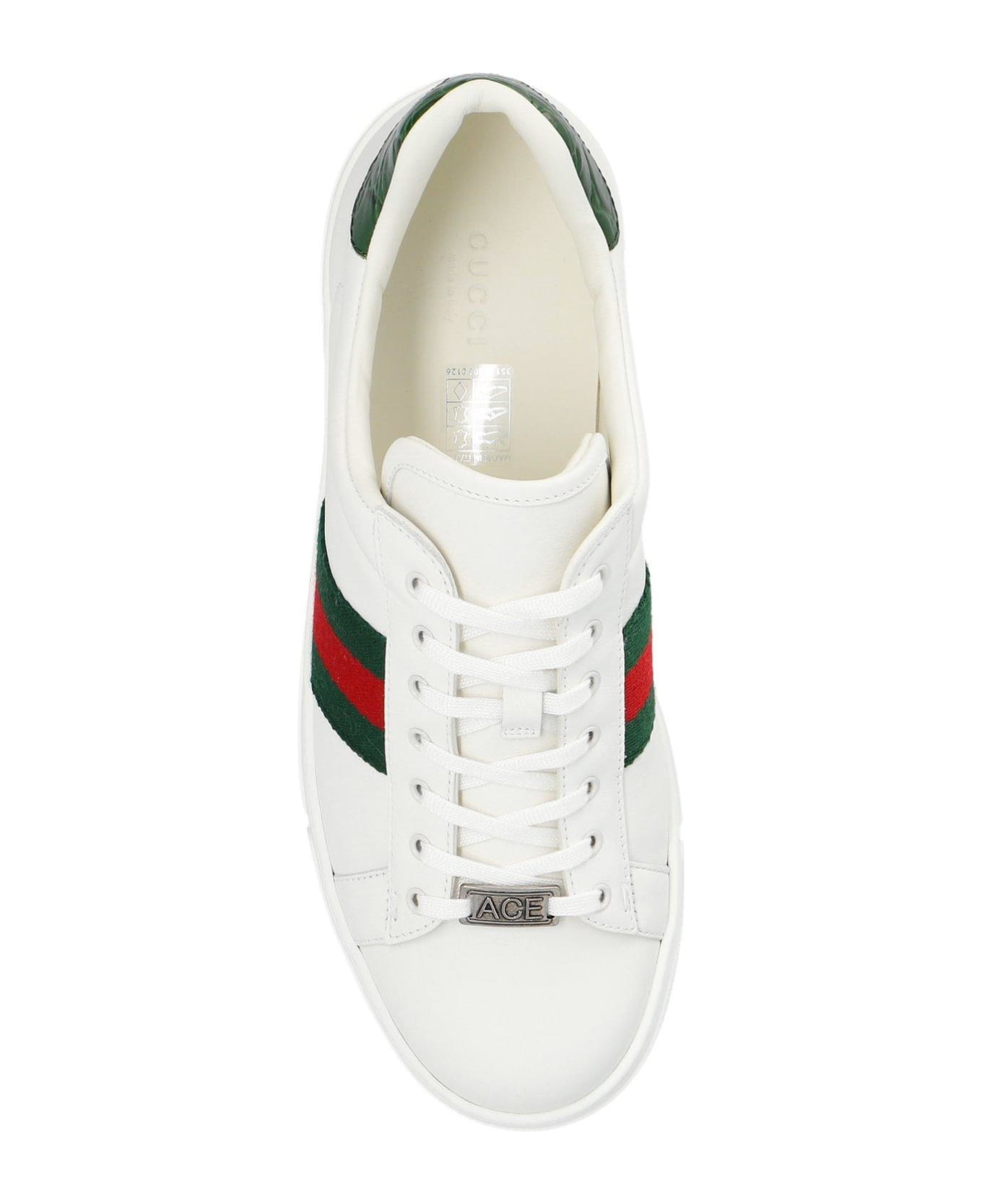 Gucci Ace Low-top Sneakers - White スニーカー