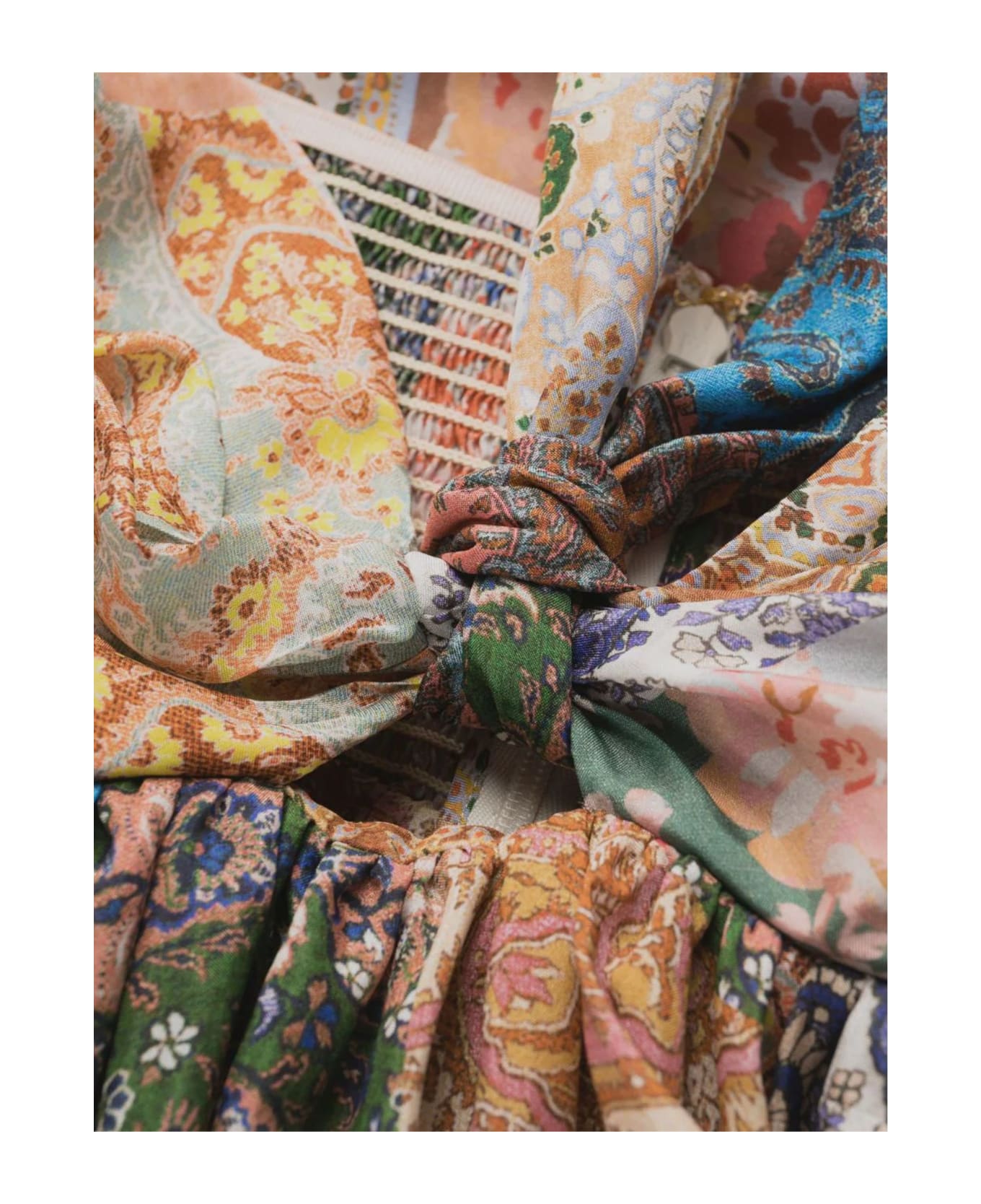Zimmermann Multicolour Silk Devi Dress - Fantasia