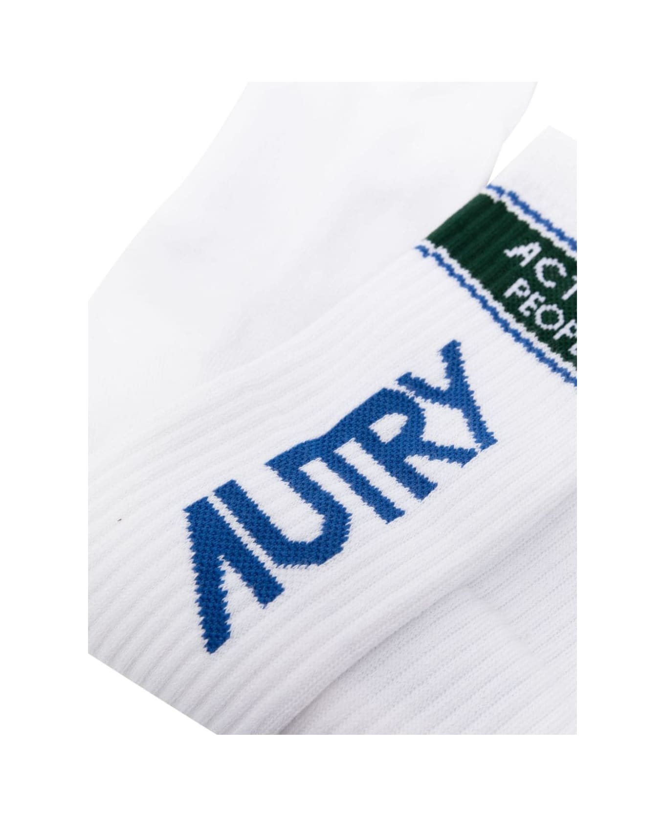 Autry Logoed Socks - Bianco