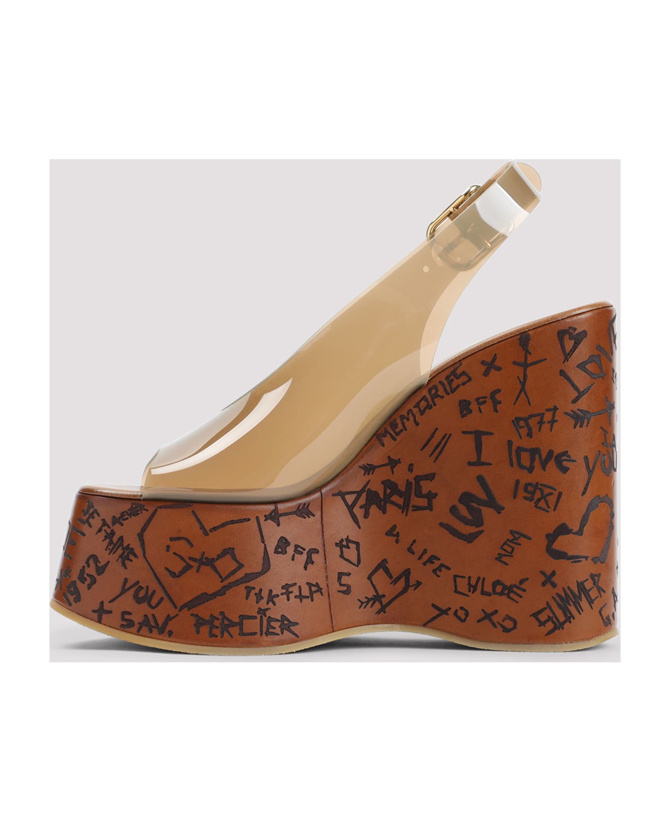 Chloé 
maxime
 Wedge Sandals - Sunny Brown