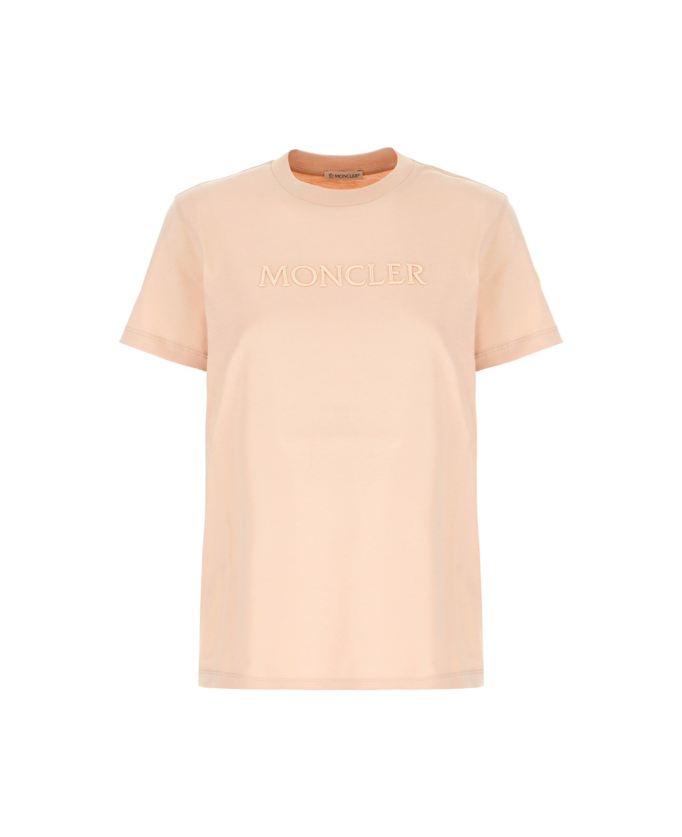 Moncler Pink Cotton T-shirt - PINK