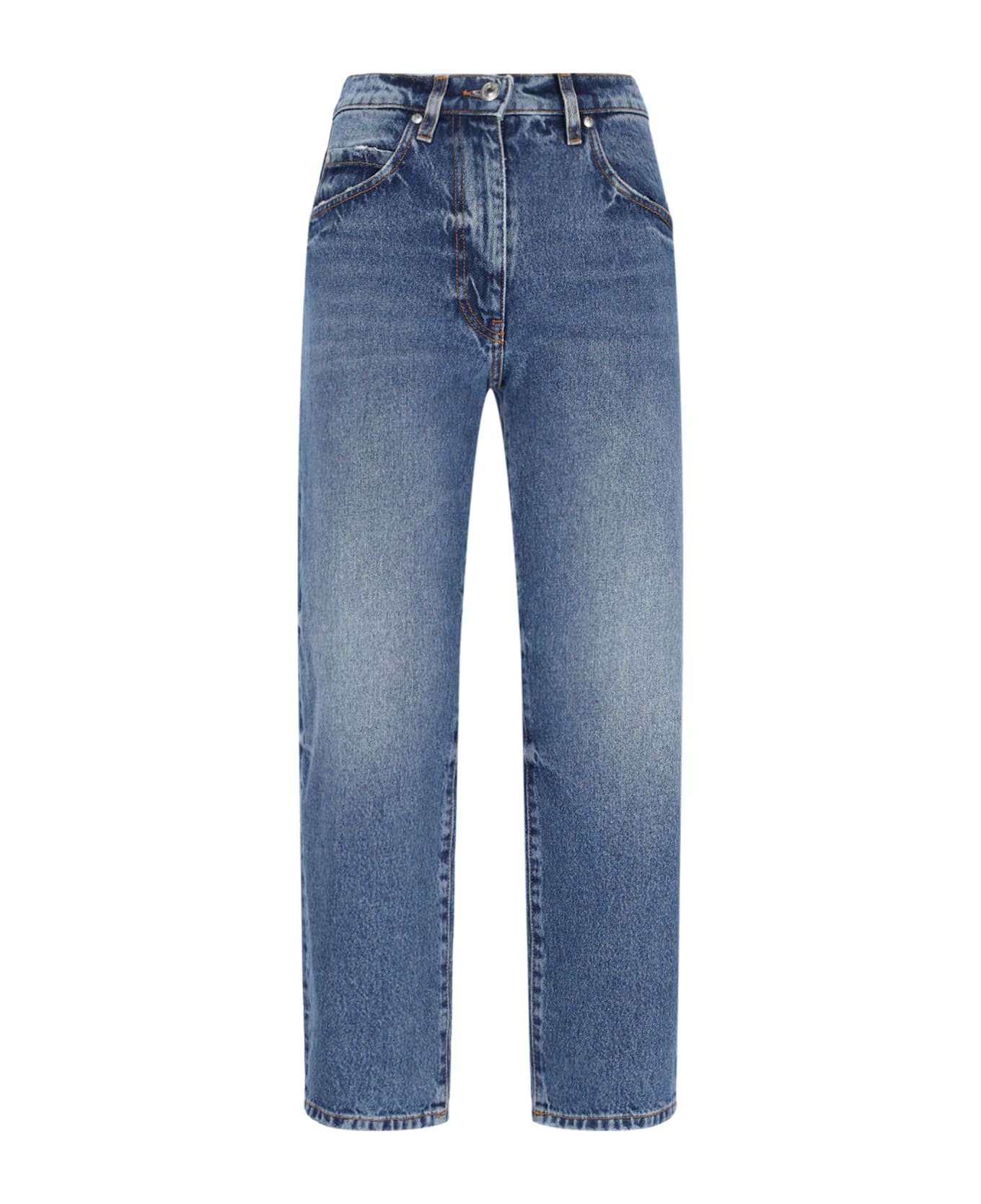 MSGM Straight Jeans - Denim