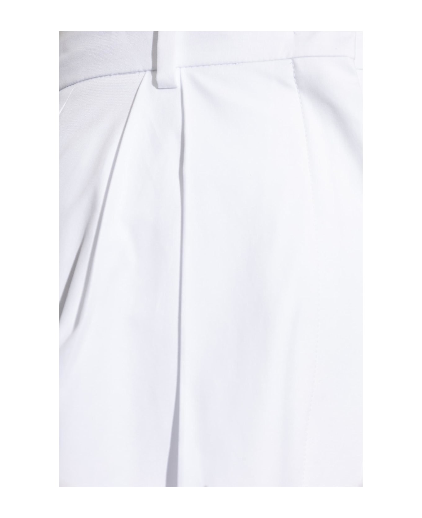 SportMax Pleated Pants - White