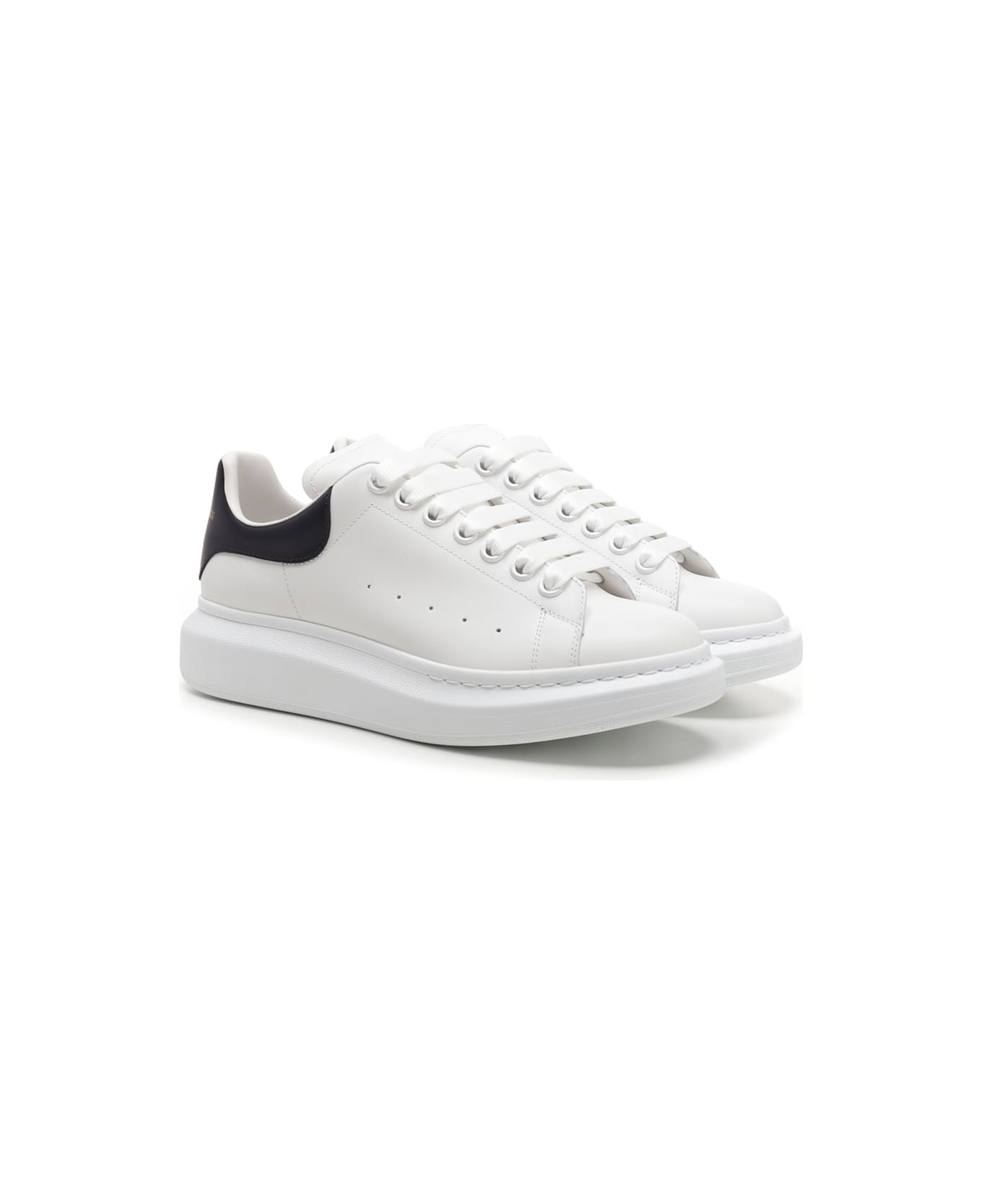 Alexander McQueen 'oversize' Sneakers With Black Heel Tab - White