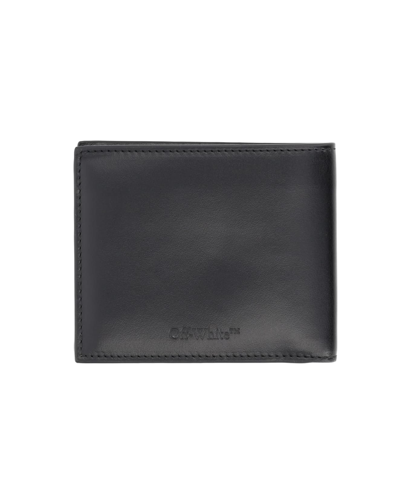 Off-White "diagonal Spray" Wallet - BLACK