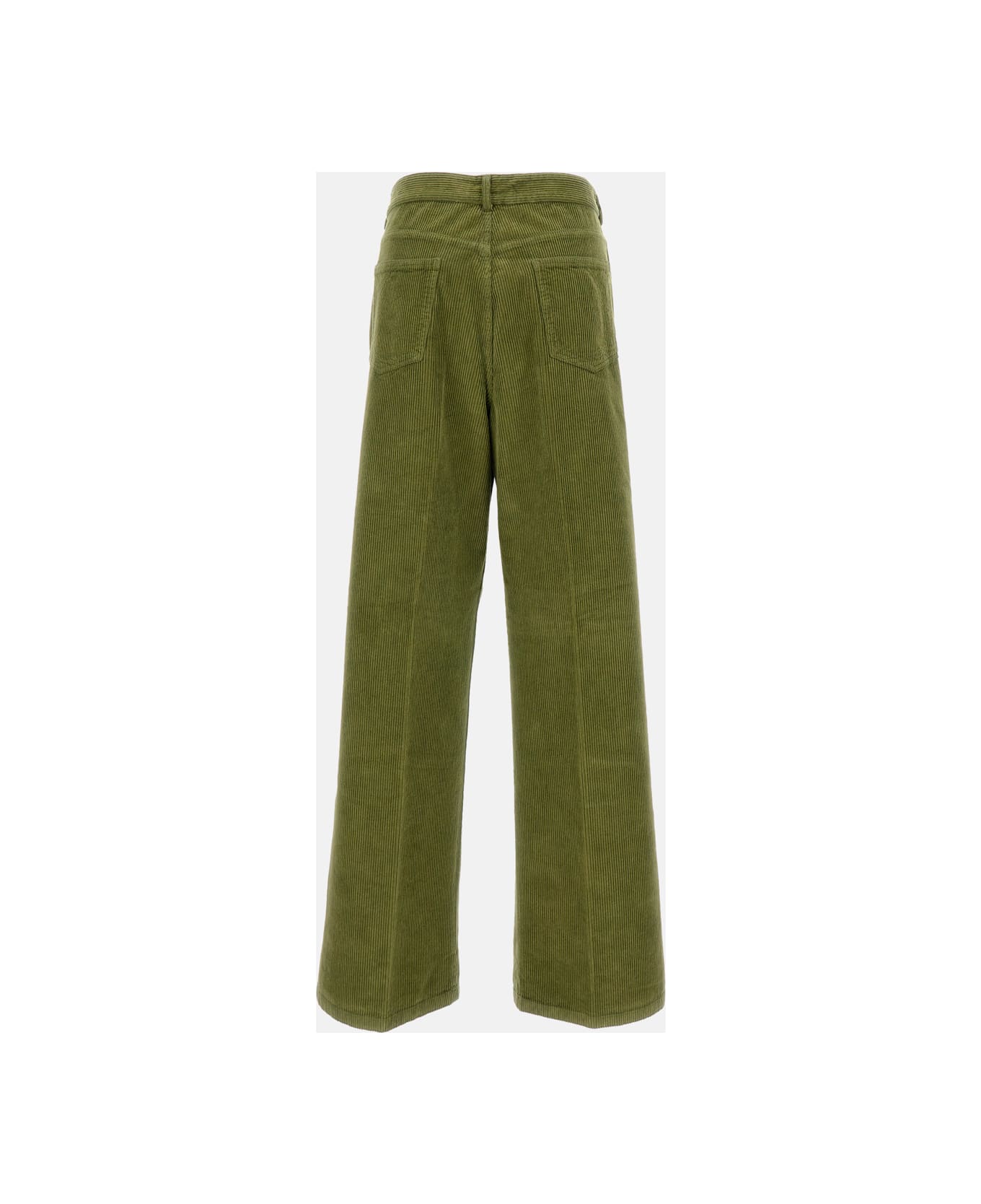 Cellar Door Ribbed Trousers - Green