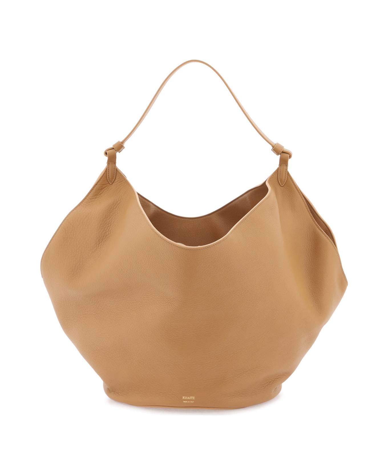 Khaite Lotus Medium Bag - NOUGAT (Brown)