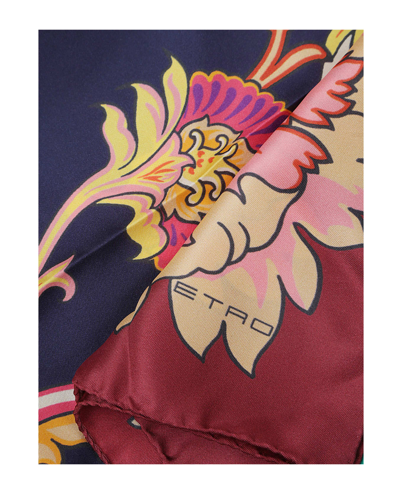Etro Turandot Foulard - Stampa Fondo Blu