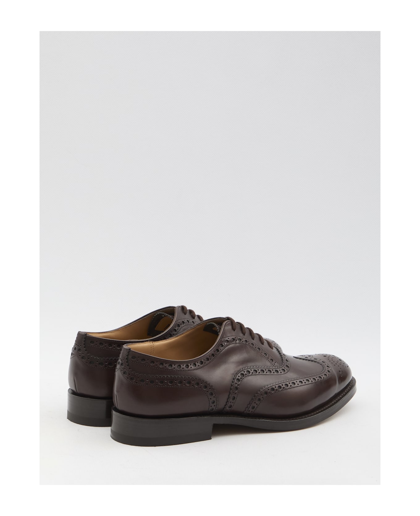 Church's Burwood Oxford Brogue Shoes - Ebony