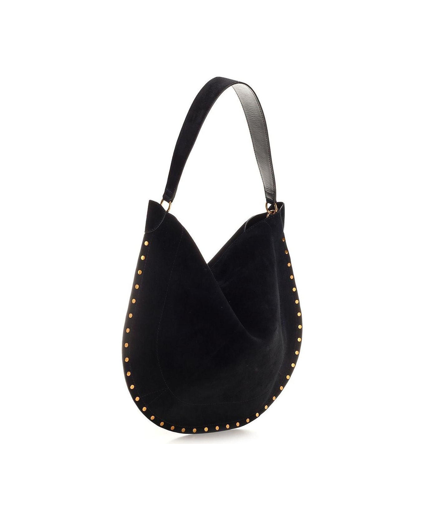Isabel Marant Oskan Studded Hobo Bag - Bk Black
