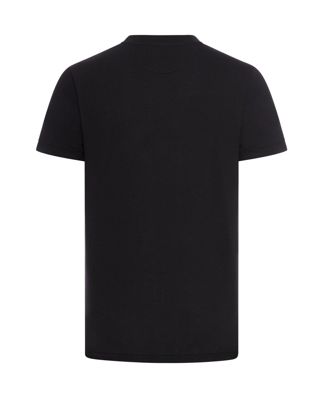 Valentino Crewneck Short-sleeved T-shirt - No Black