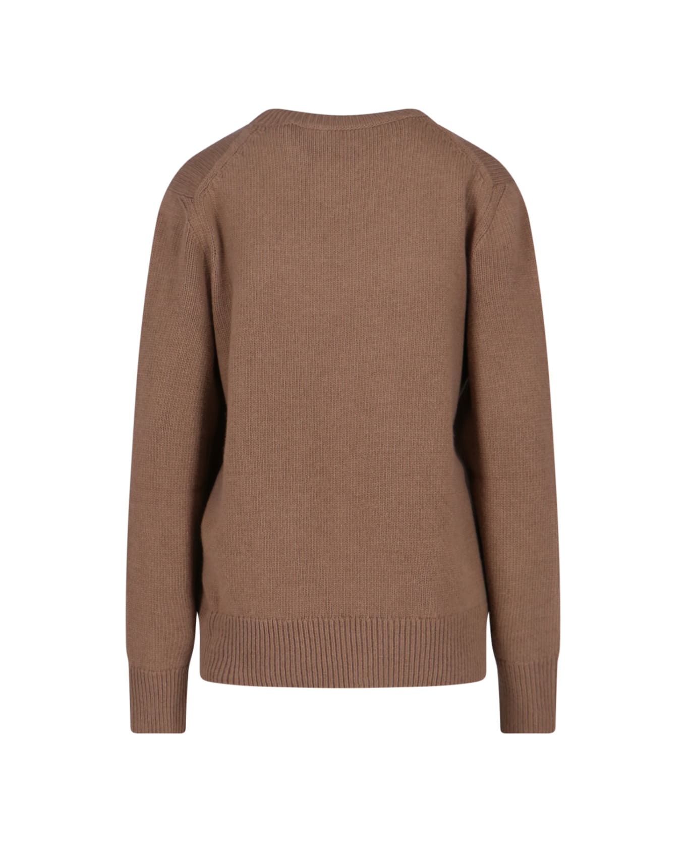 Burberry Wool And Cashmere Sweater - Brown