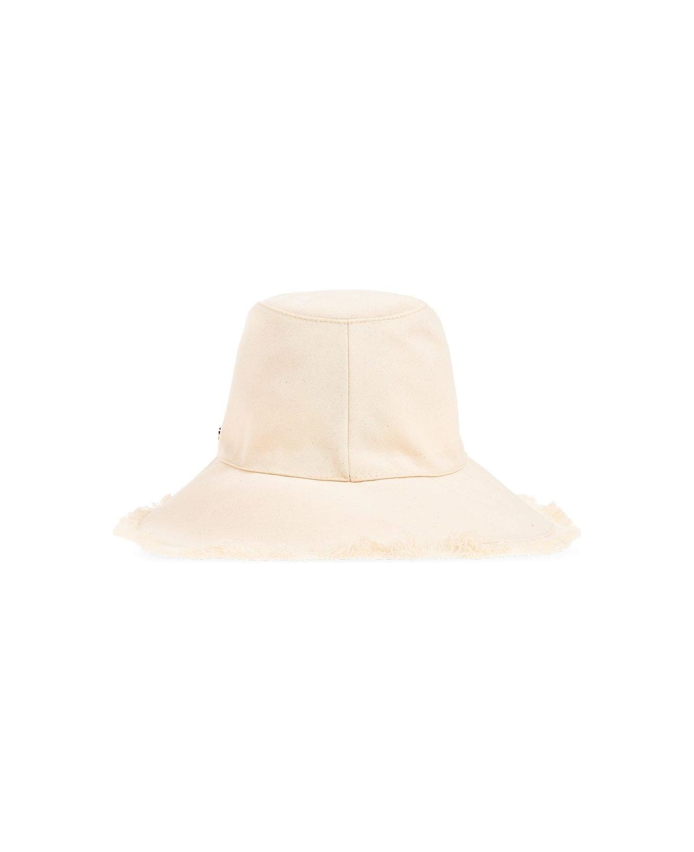 Stella McCartney Logo Embroidered Bucket Hat - White