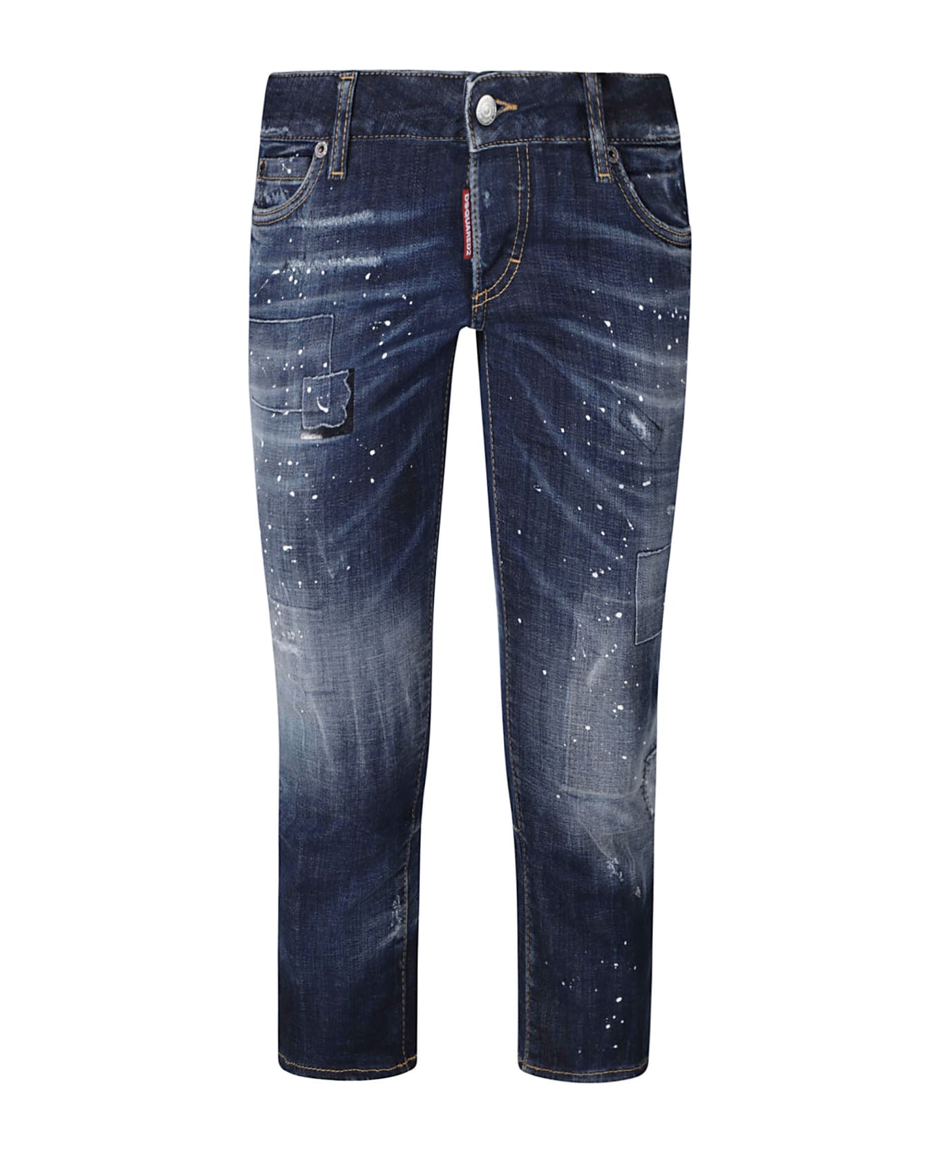 Dsquared2 Fitted Cropped Jeans - Blue
