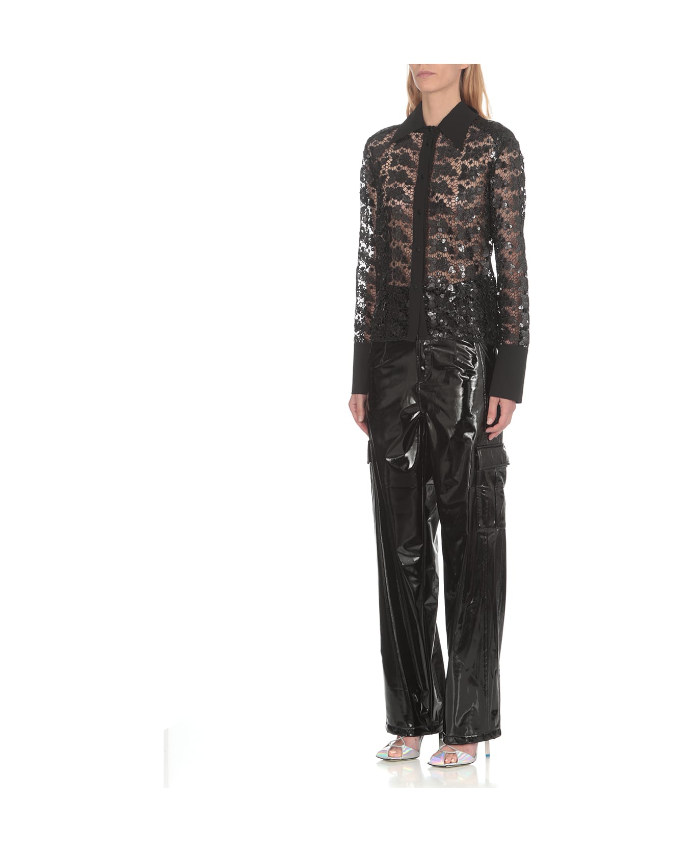 NEW ARRIVALS Carine El Hedonism Shirt - Black