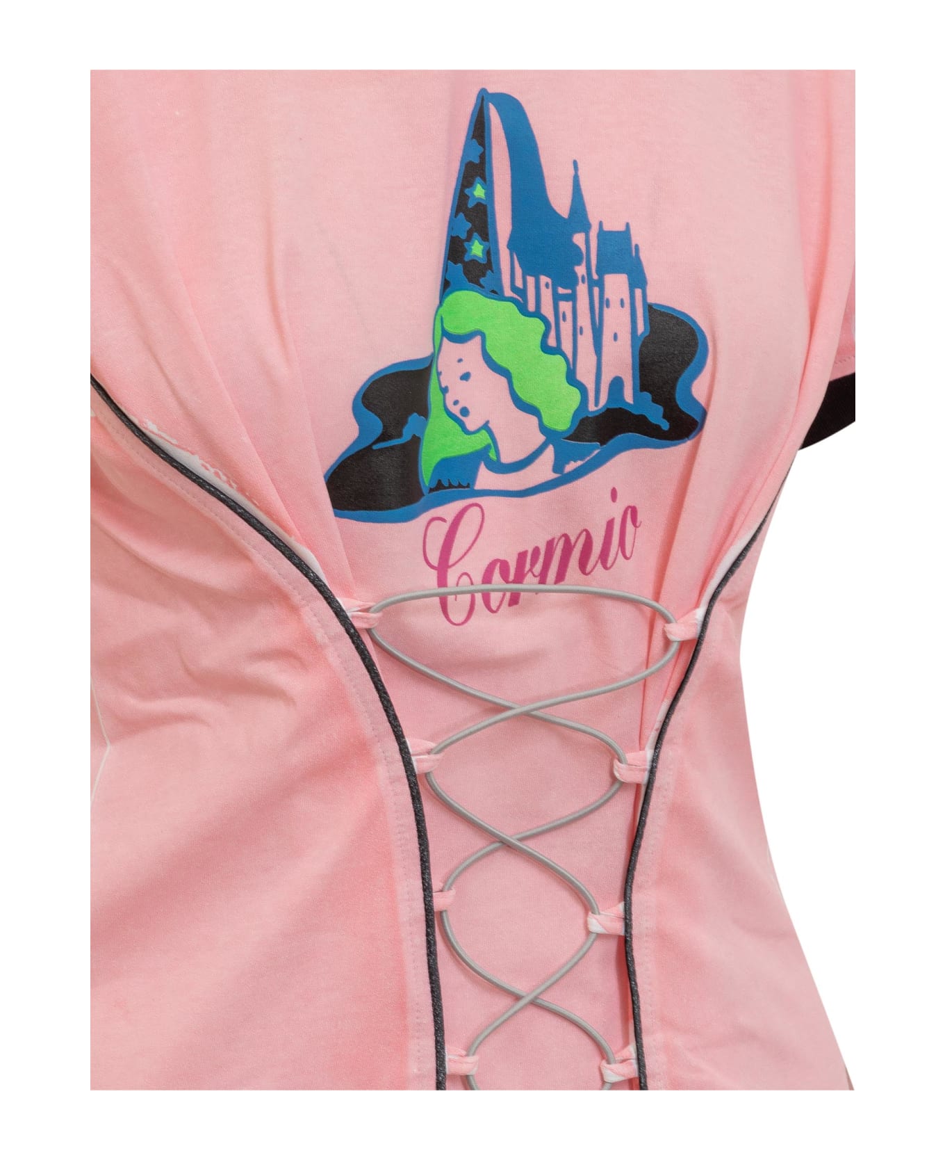 Cormio Corset Dress - ALL-OVER PINK