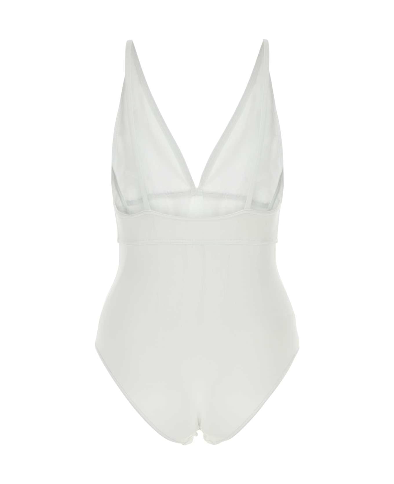 Eres White Stretch Nylon Swimsuit - BLANC
